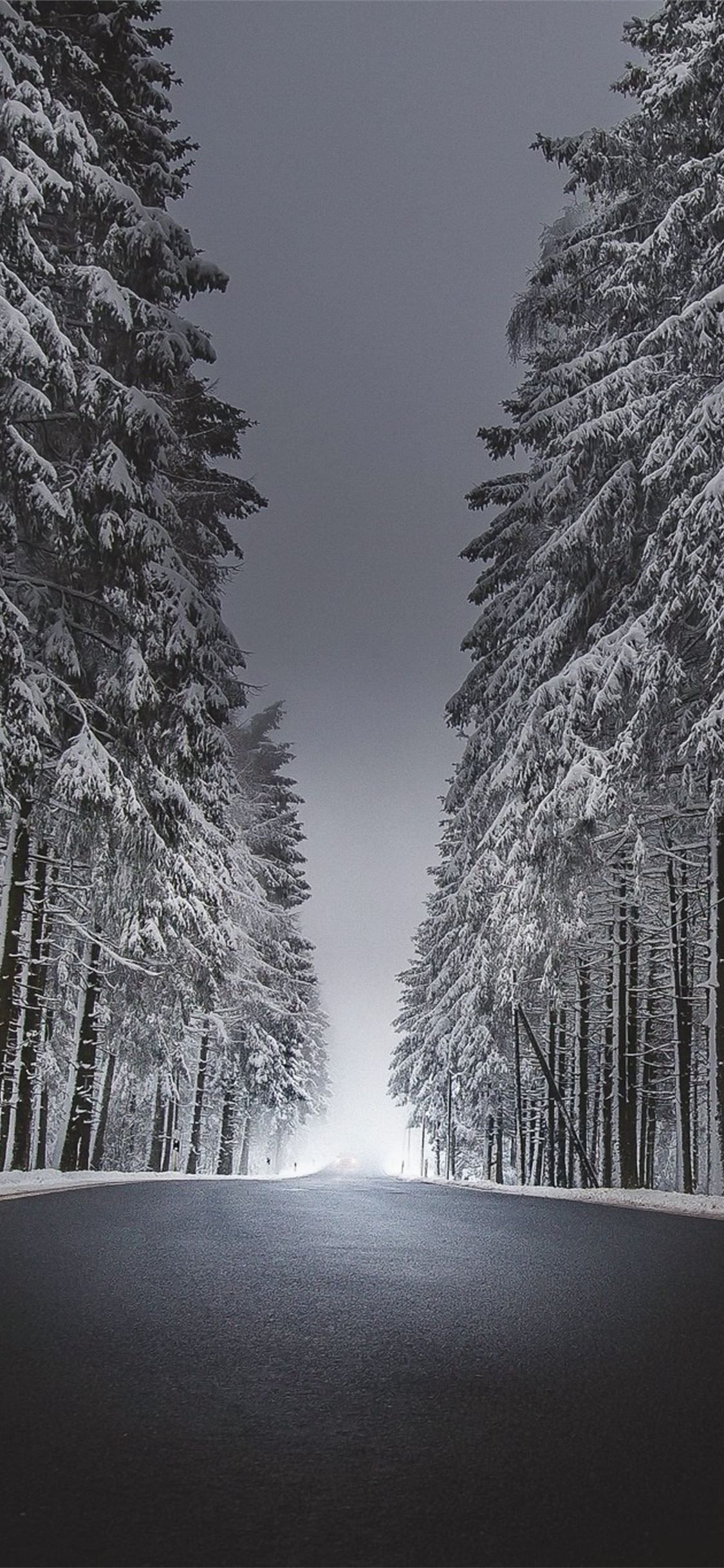 winter road asphalt snow #road #winter #snow #nature #iPhone11Wallpaper. iPhone wallpaper, Snow, Nature wallpaper