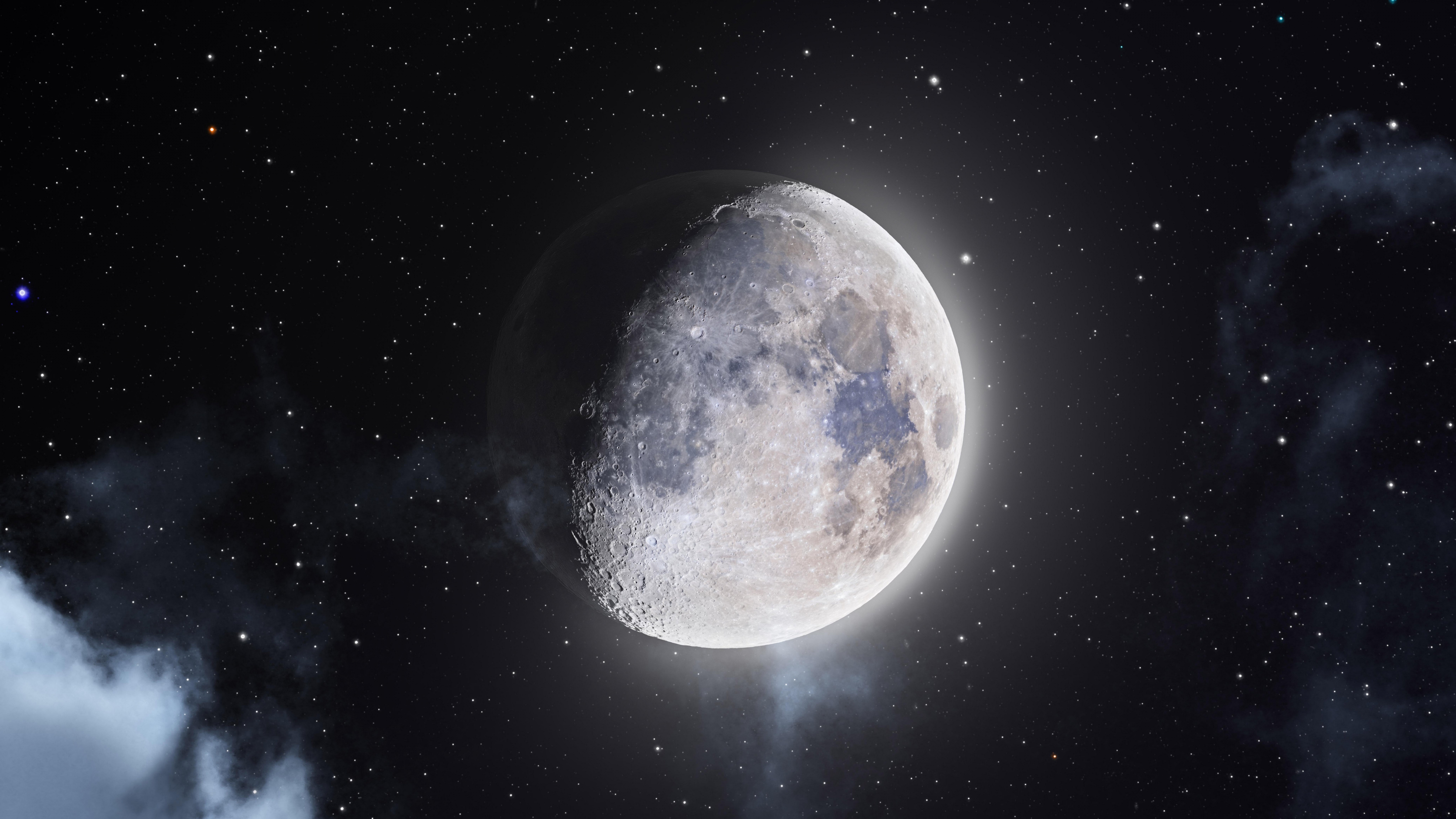 7680x4320 Resolution Moon Ultra 4K 8K 8K Wallpaper - Wallpapers Den