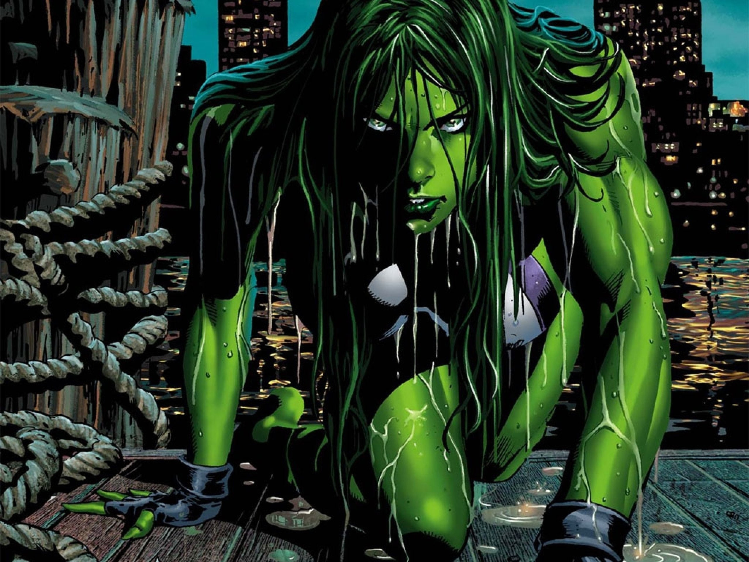 Hulk, Marvel, She, She Hulk Laptop Wallpaper 4k