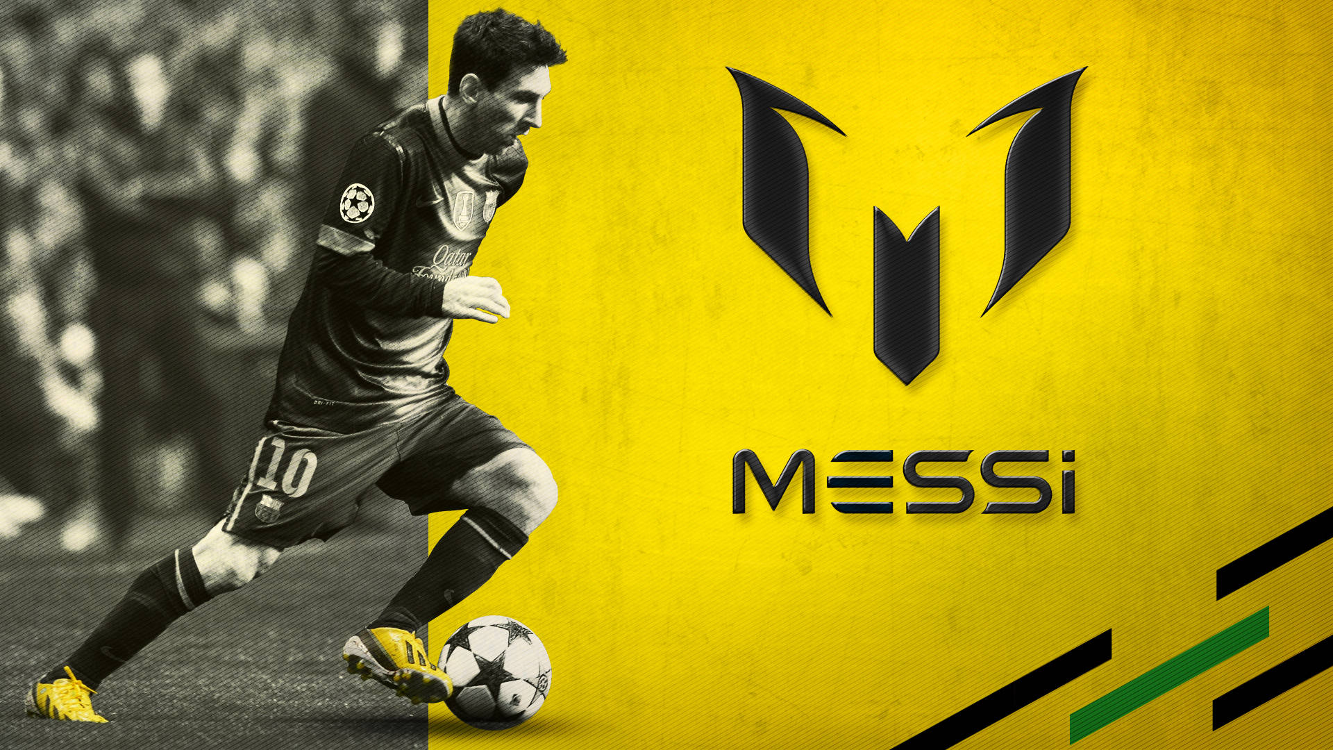 Download Cool Lionel Messi Poster Wallpaper