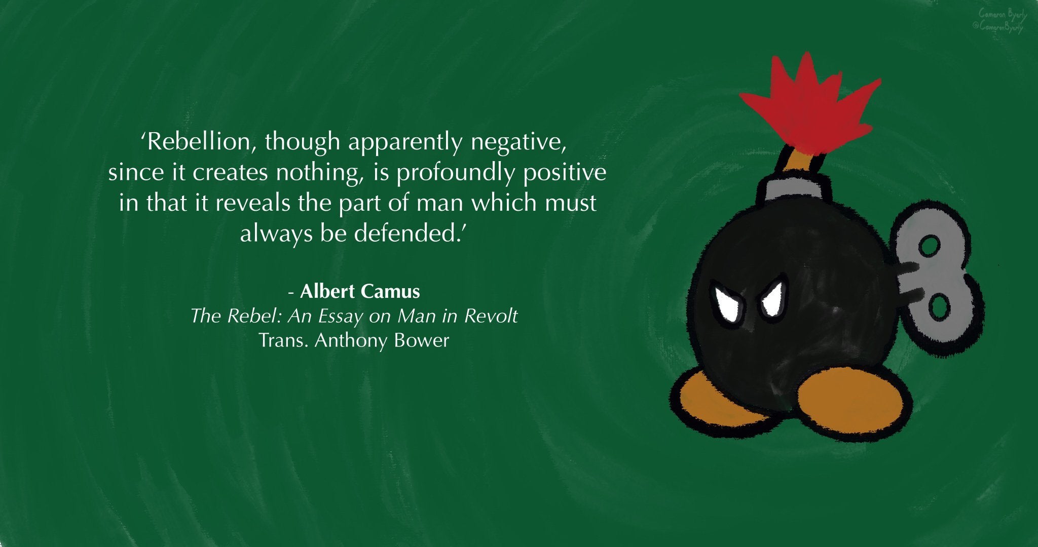 Bob Omb's Character Quotes Day 61 Of 100 [4096*2160]