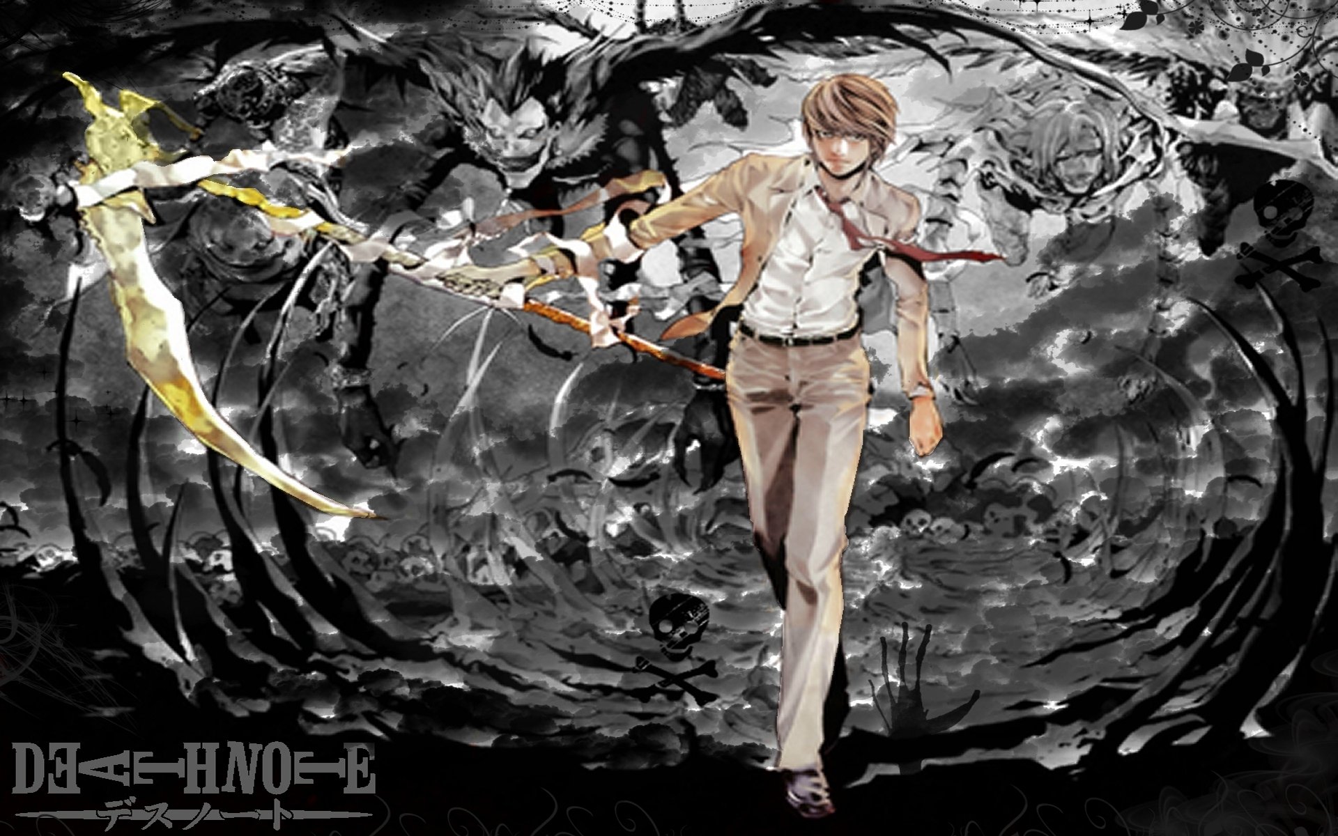 Download Render Yagami Light Photo - Death Note Wallpaper Iphone - Full  Size PNG Image - PNGkit