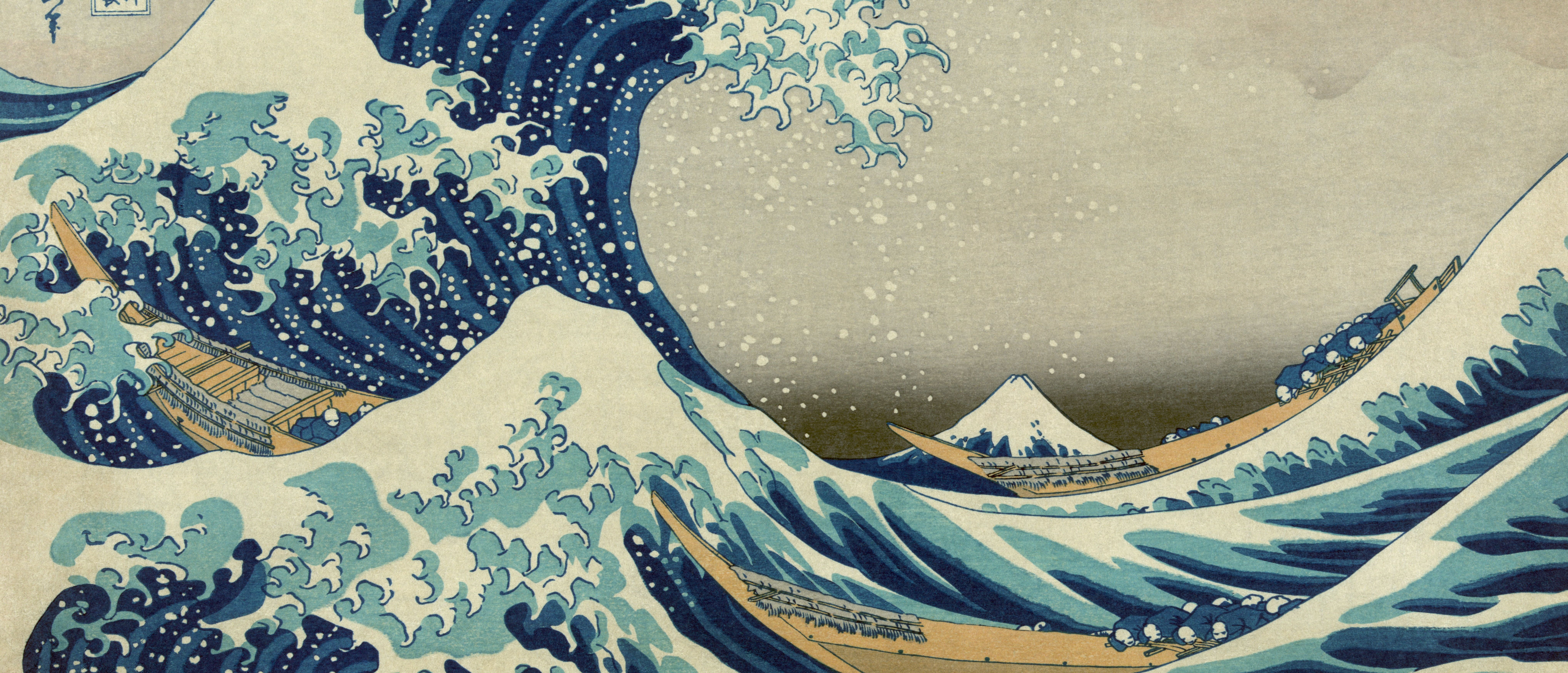 Ultra Wide #ultrawide #artwork K #wallpaper #hdwallpaper #desktop. Artwork, Great Wave Off Kanagawa, Wallpaper