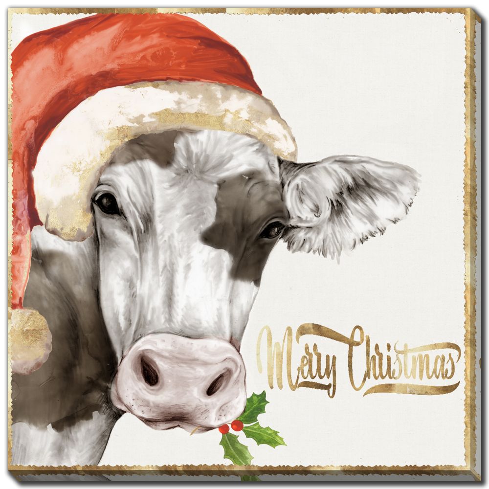 Merry Christmas Cow