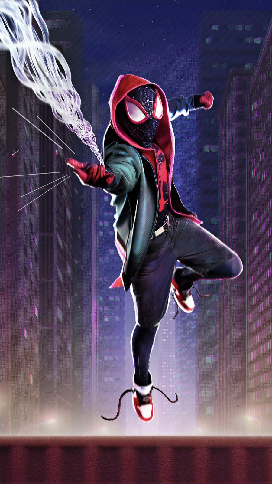 Spiderman Miles Morales Cosplay IPhone Wallpaper Wallpaper, iPhone Wallpaper