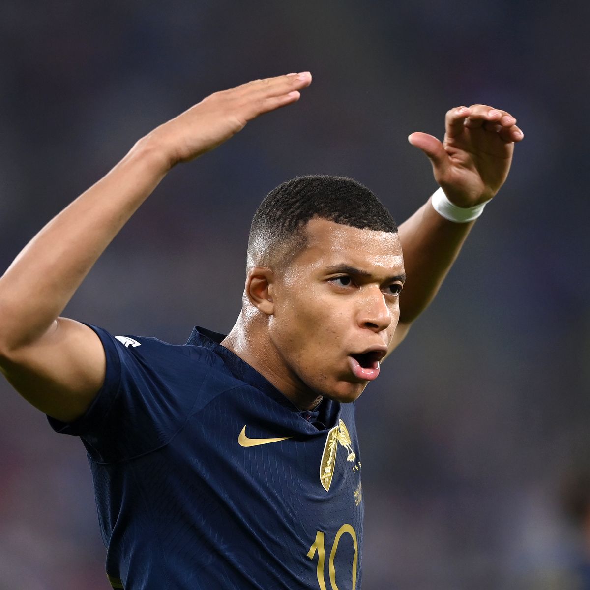 Kylian Mbappe writes his name into record books to help France shine at World Cup 2022