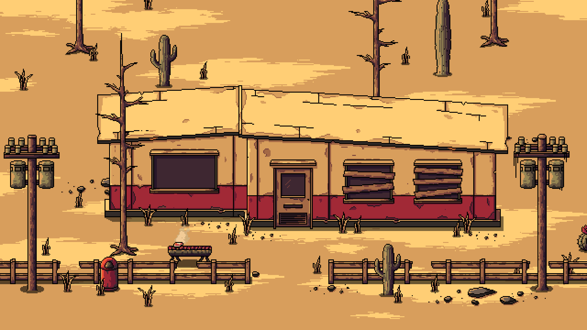 Artistic Pixel Art HD Wallpaper