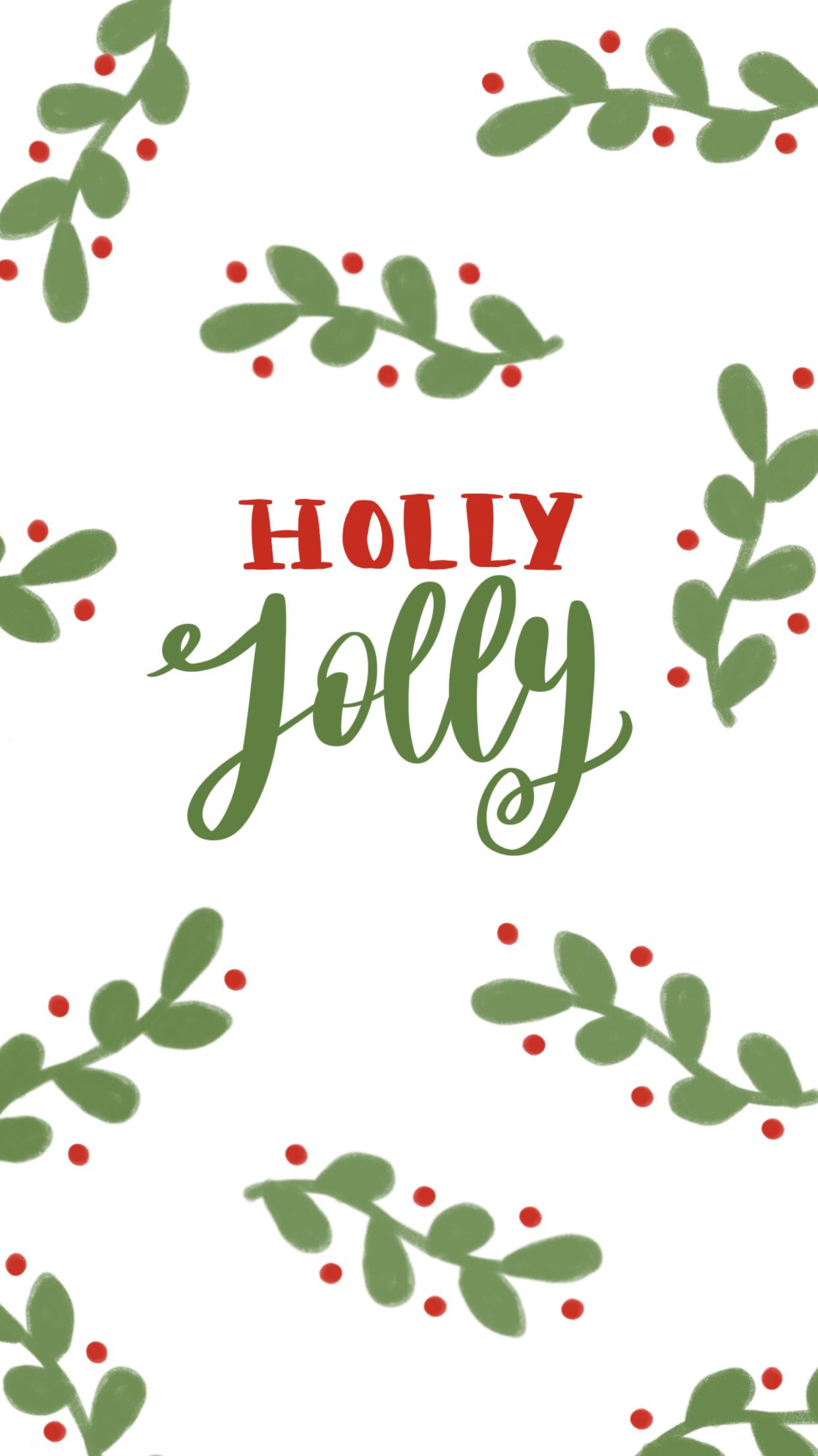 Free iPhone Wallpaper quote, Holly Jolly Christmas. Free iphone wallpaper quotes, Wallpaper iphone christmas, Free iphone wallpaper