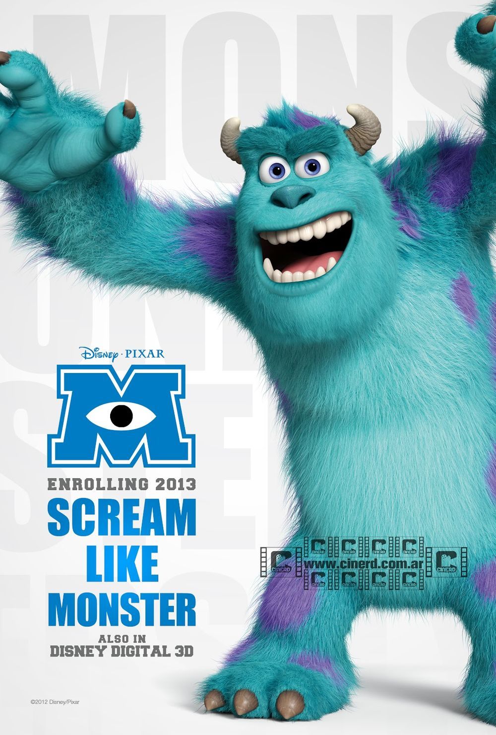 James P. Sullivan. Monster university, Monsters inc, Monster inc birthday