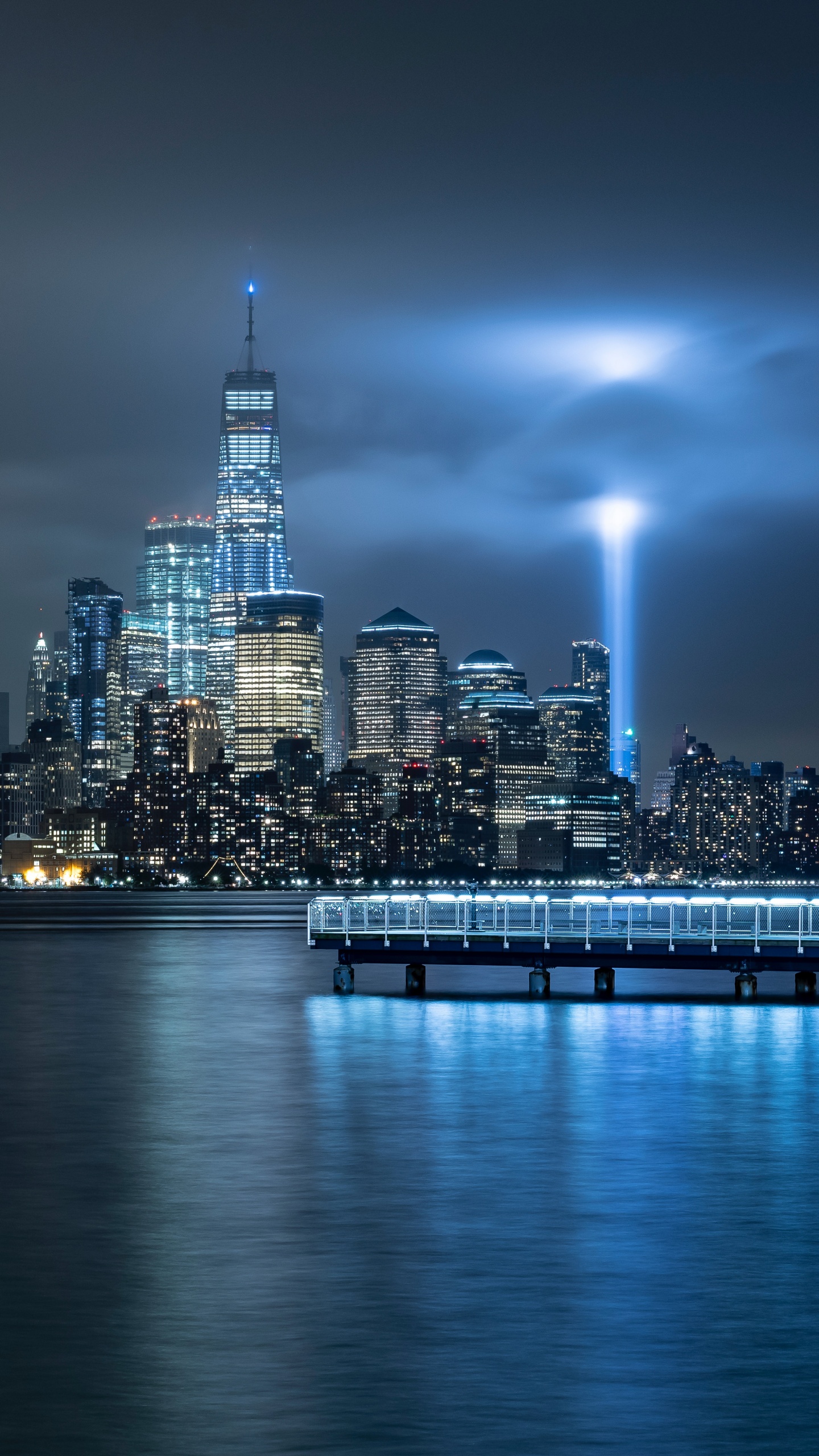 Wallpaper 4K, Reflection, City Skyline