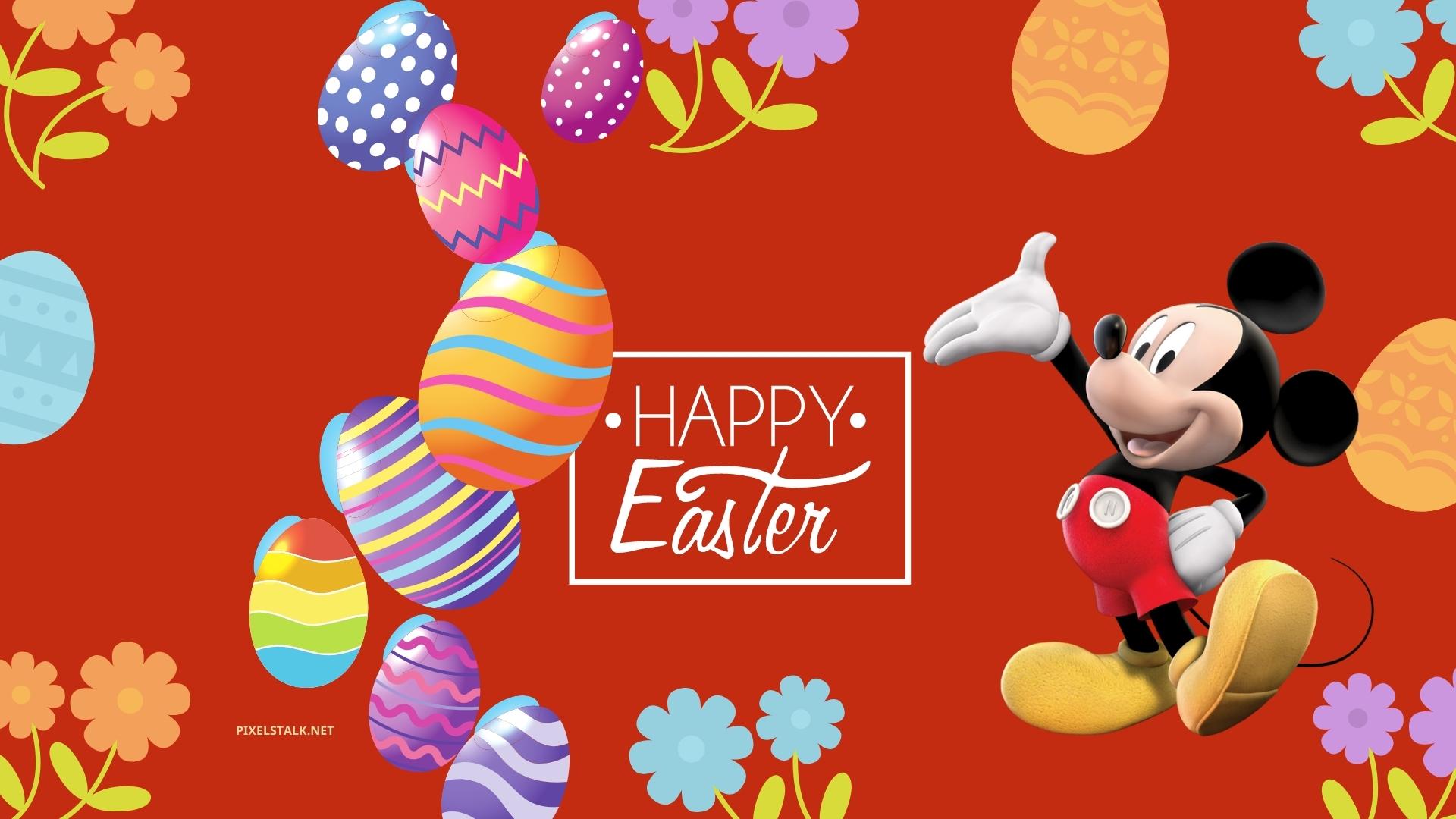 Free Mickey Mouse Easter Wallpaper HD