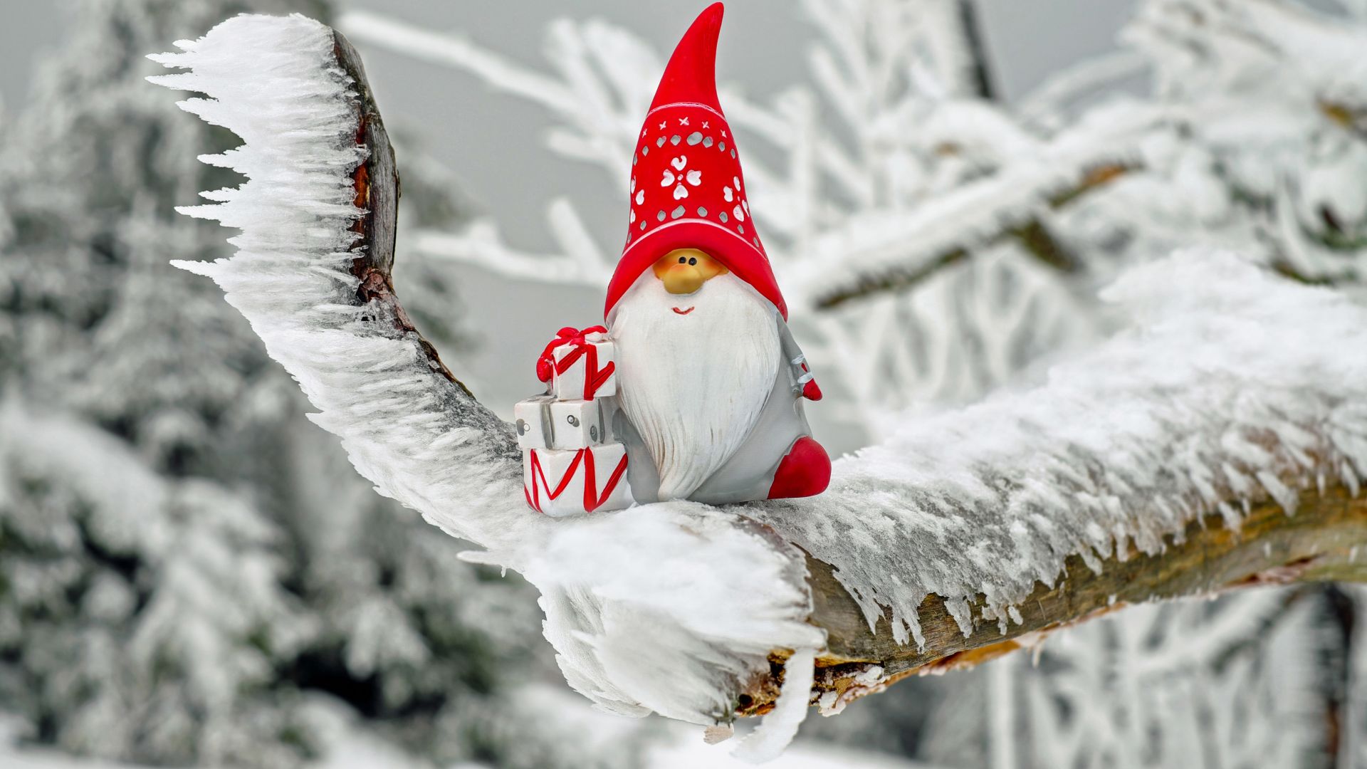 Desktop Wallpaper Santa Claus Christmas Snow Frost, HD Image, Picture, Background, Zvoytu