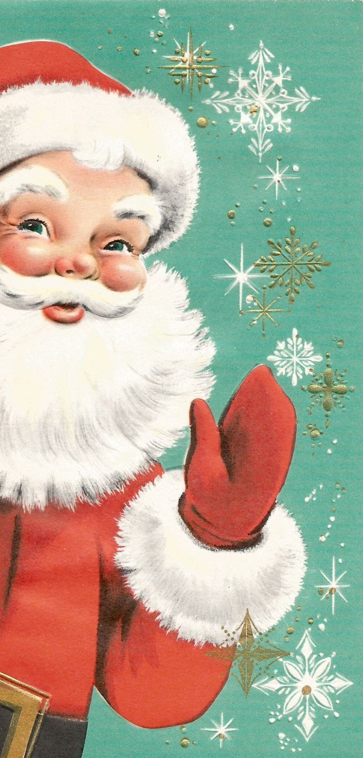 Vintage Santa Wallpaper