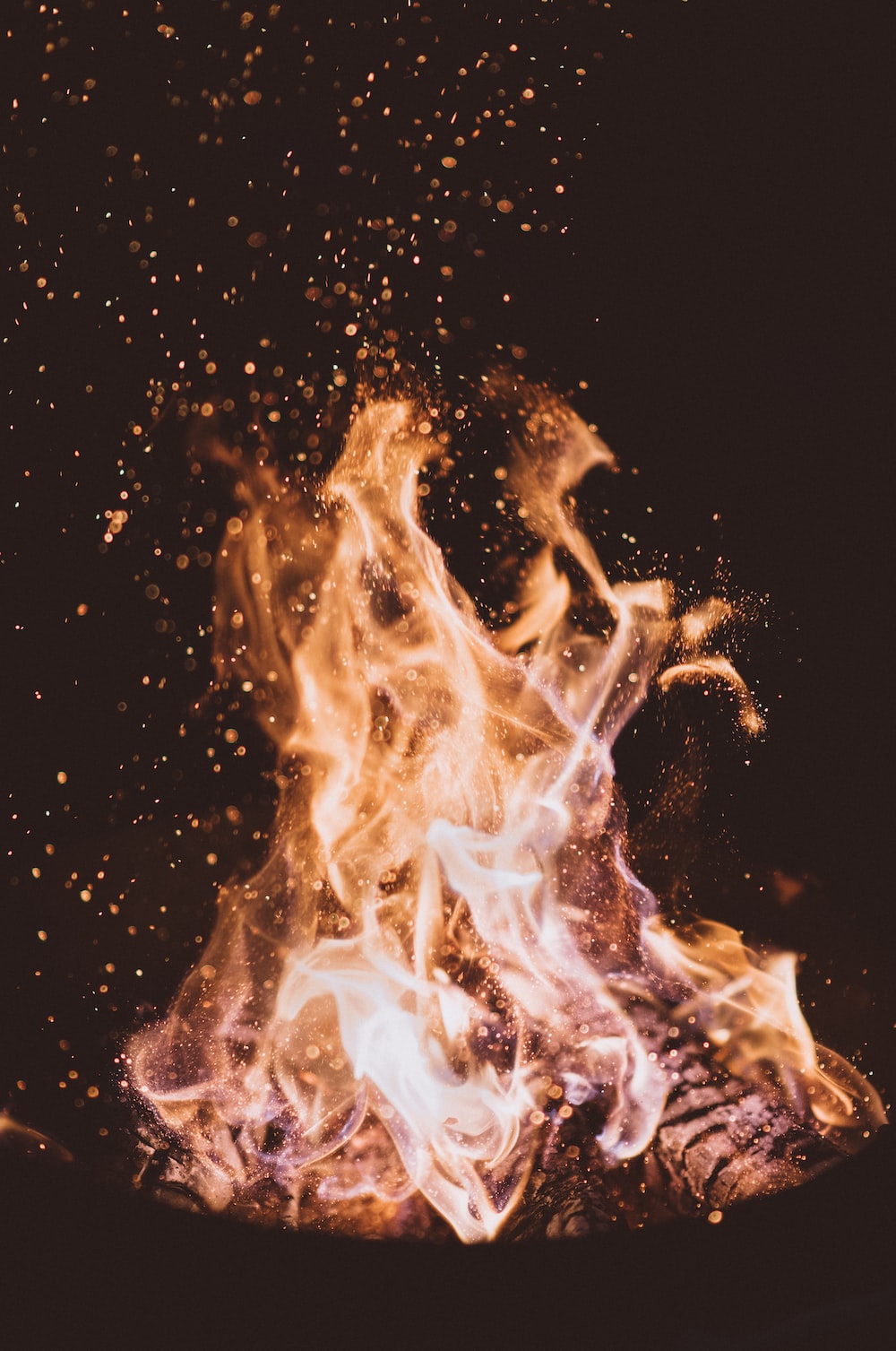 Winter Fire Picture. Download Free Image