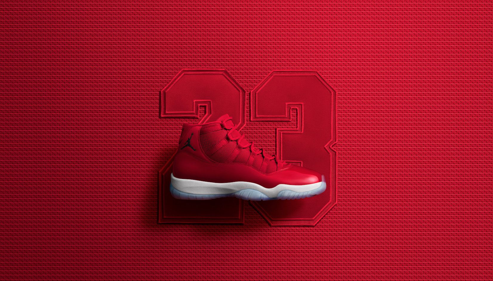 Jordan 11 Red Wallpaper