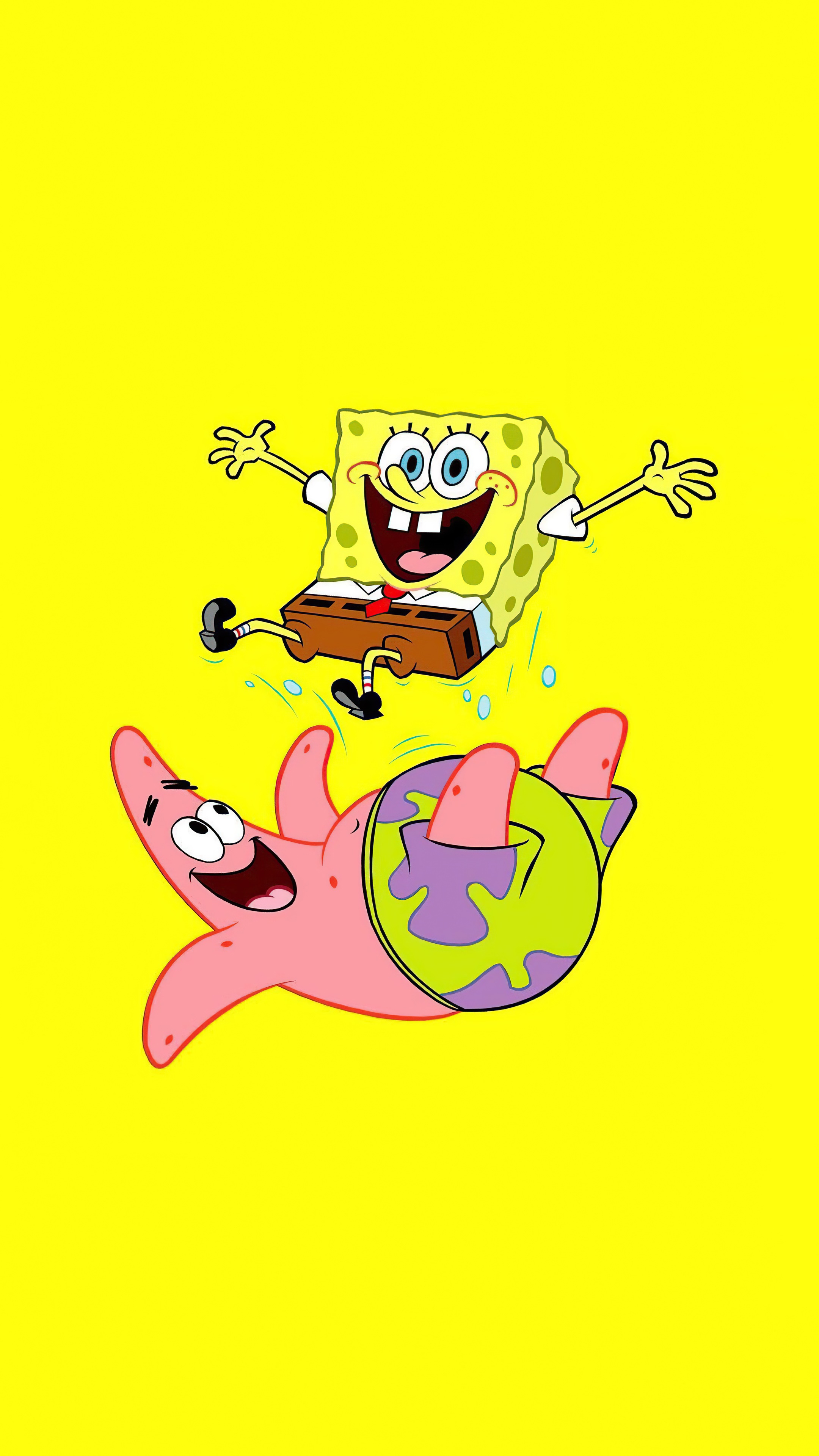 spongebob, patrick star, cartoons, minimalism, minimalist Gallery HD Wallpaper