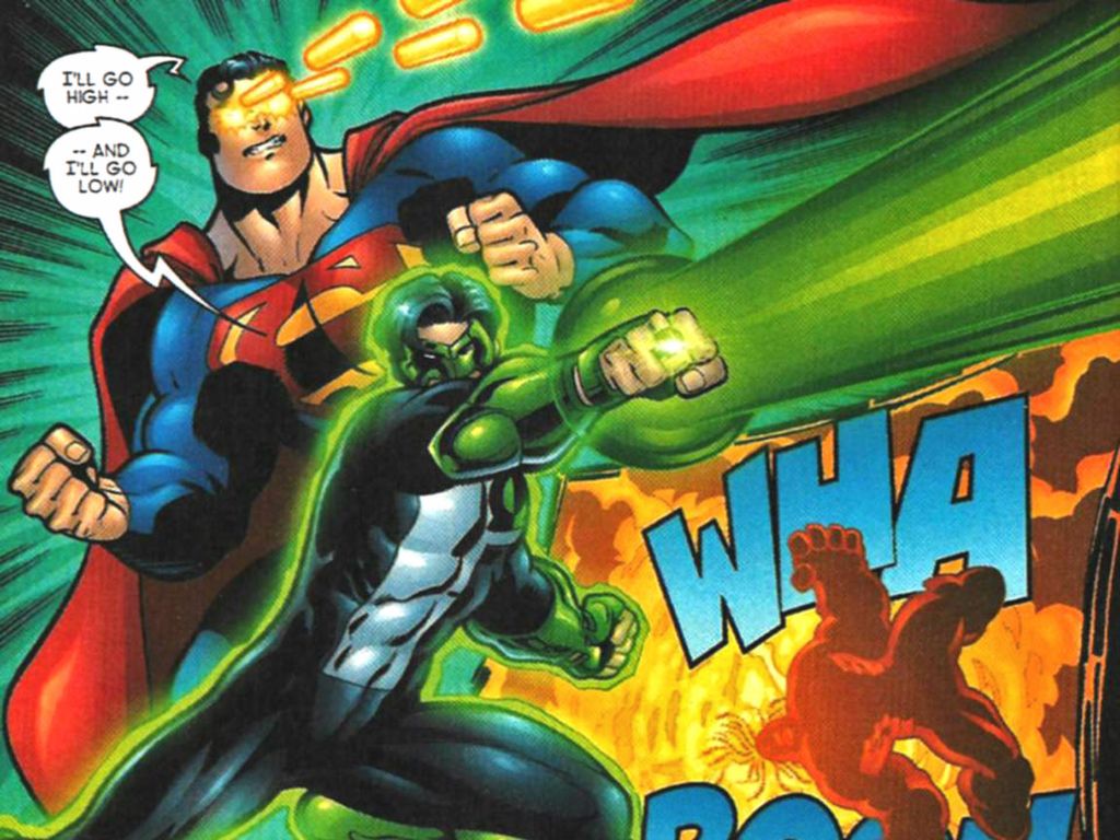 Kyle Rayner and Superman ®.#{T.R.L.}. Kyle rayner, Green lantern corps, Dc world