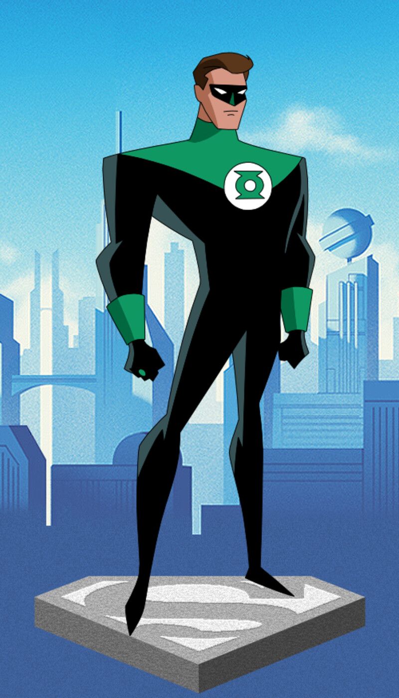 STAS Lantern, Roy Hakim. Green lantern, Superman the animated series, Dc comics heroes