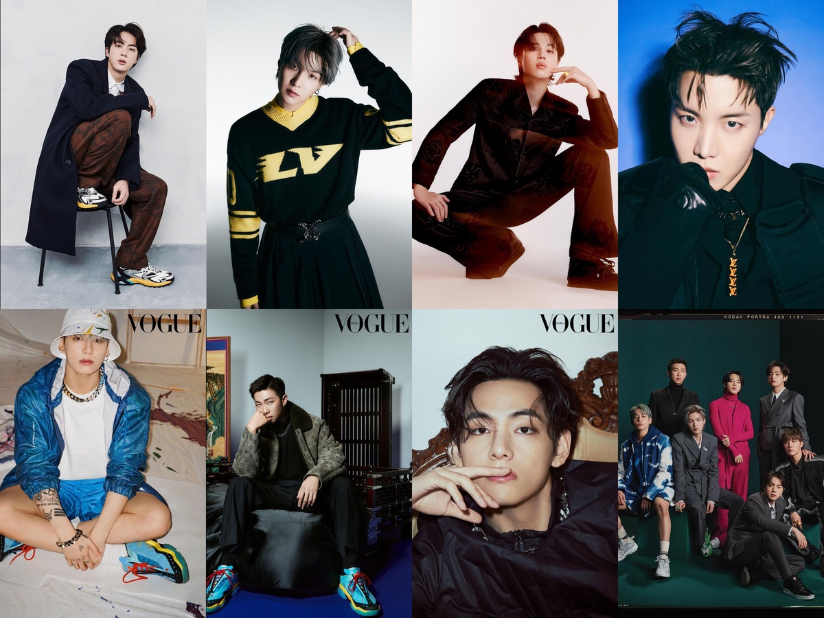 BTS Dazzles In New Vogue Korea Photos For GQ Korea Collab