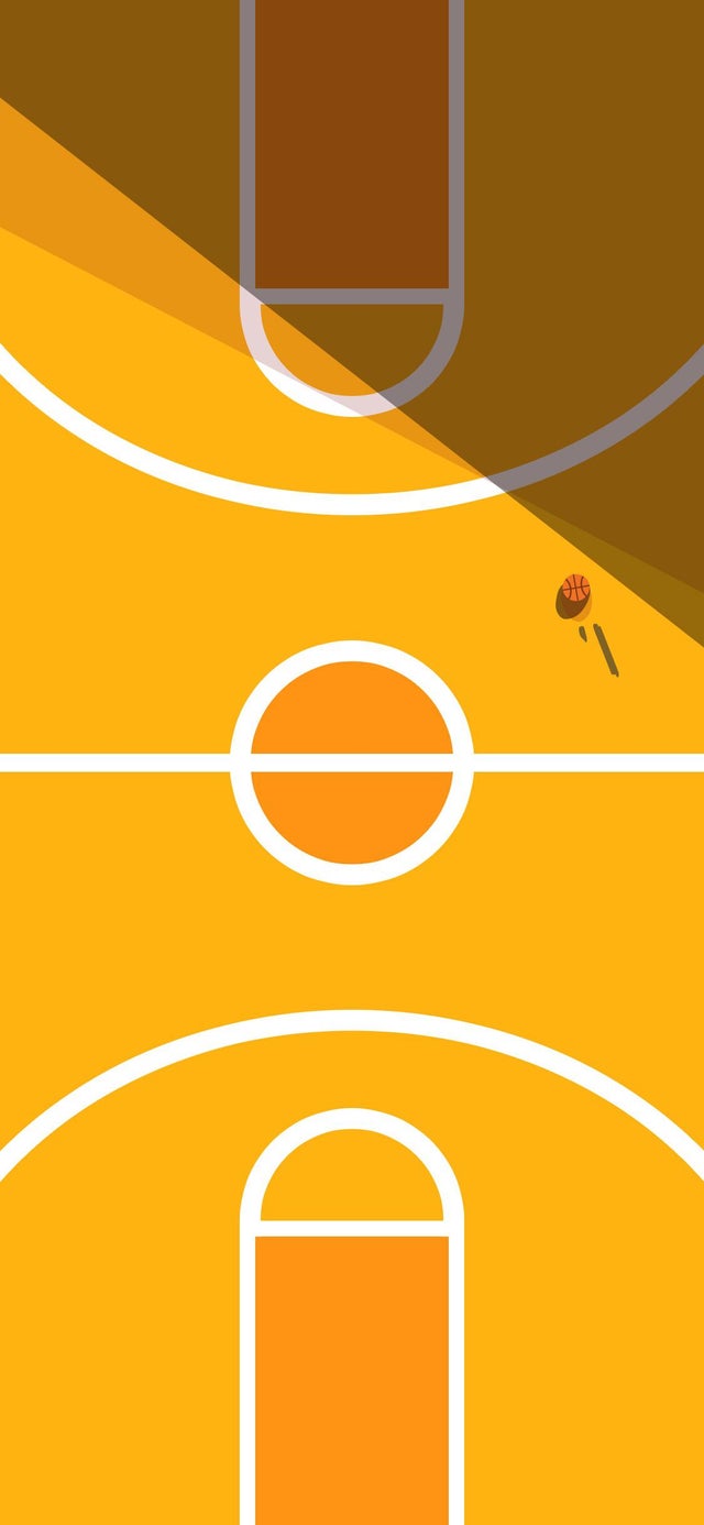 OC Got asked to make a minimalist Basketball court after my football one yesterday (Another colour in the comments)