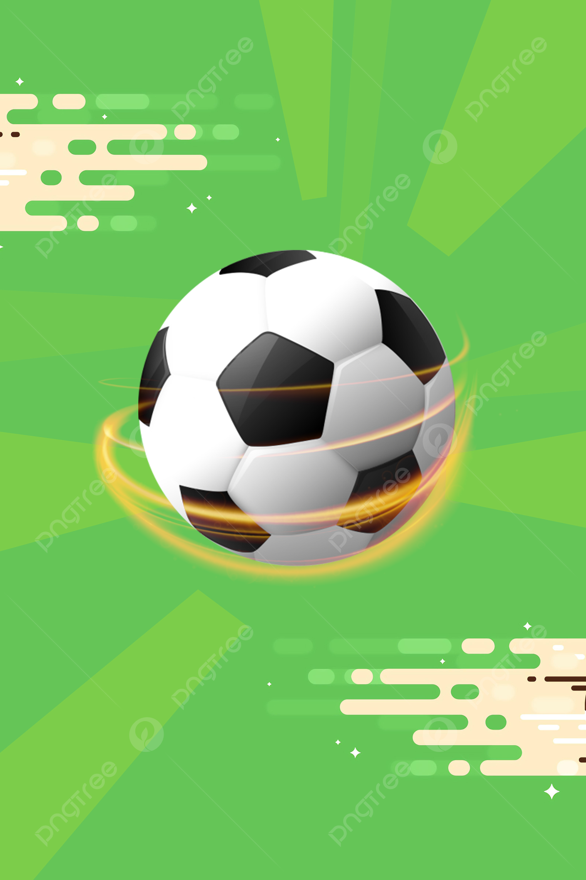 Football Cartoon Fresh Minimalist Poster Background, Football, Sport, Cartoon Background Image for Free Download