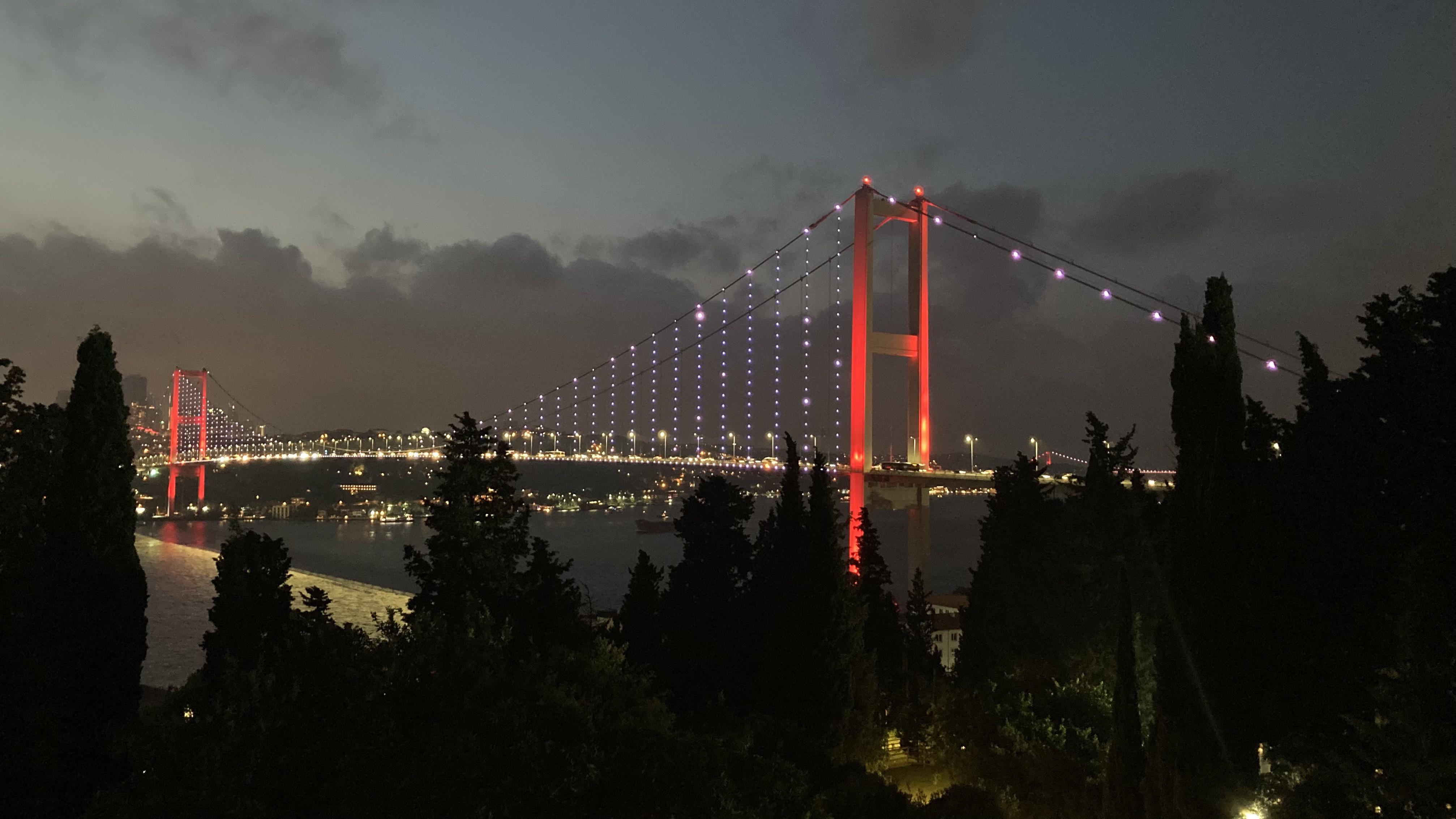 July Bridge Martyrs Bridge Istanbul 4K wallpaper