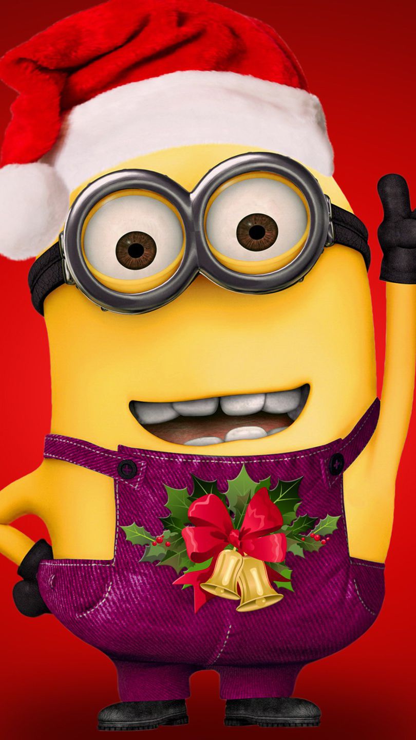 Christmas Minions IPhone Wallpaper Wallpaper, iPhone Wallpaper