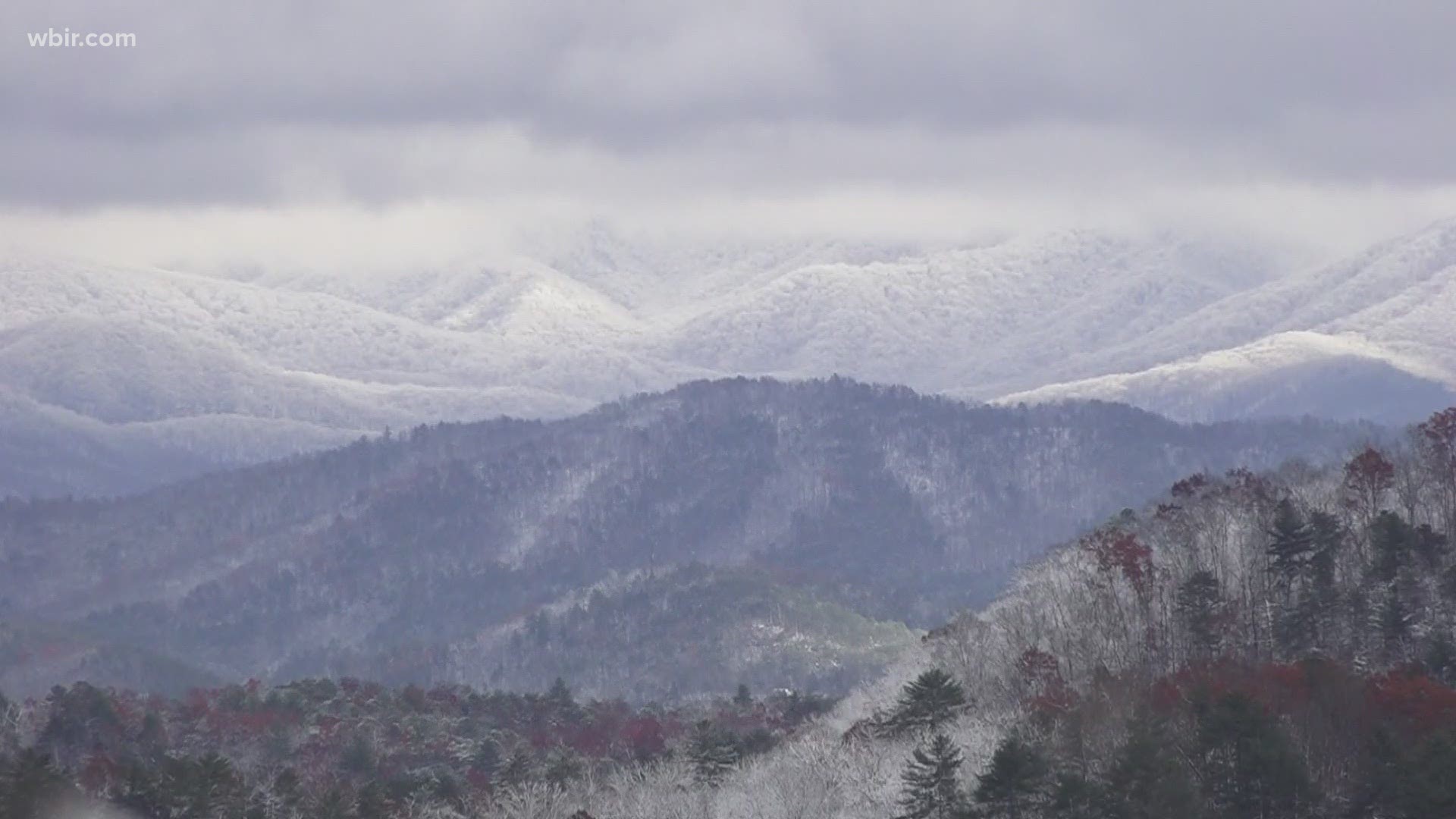 Snow creates pictureque scene in Great Smoky Mountains