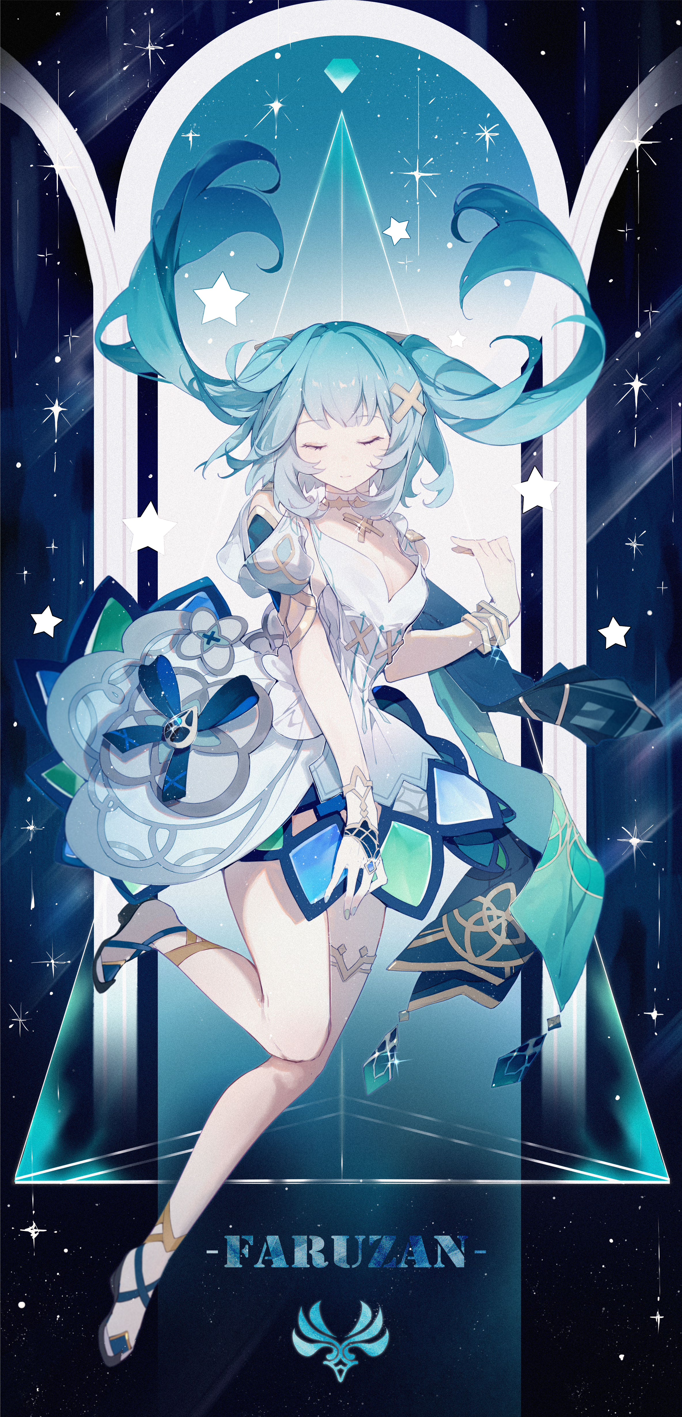 faruzan (genshin impact) drawn
