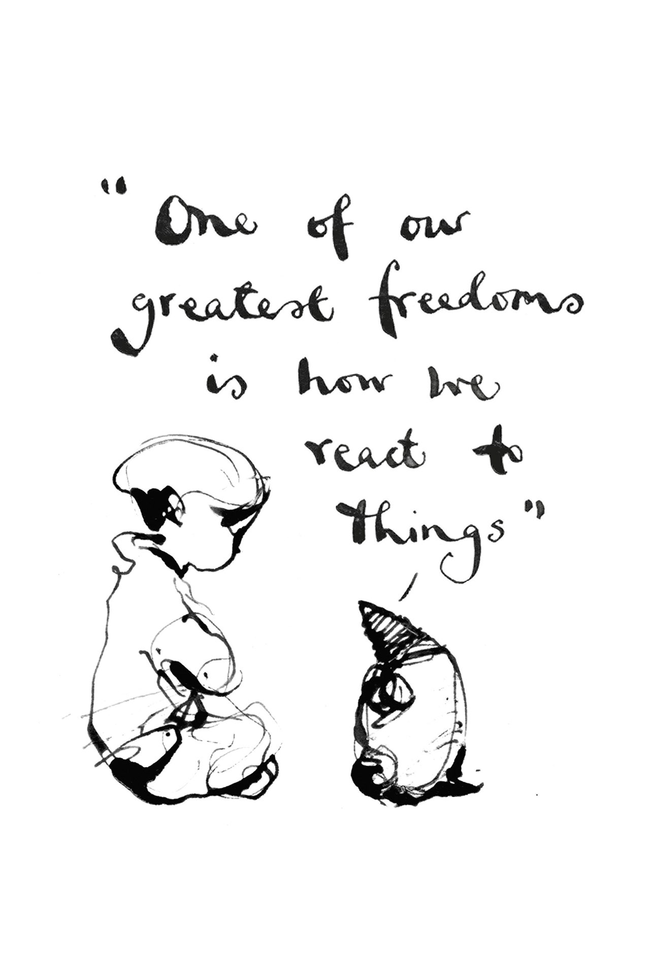 You can now wear Charlie Mackesy's motivational musings around your neck