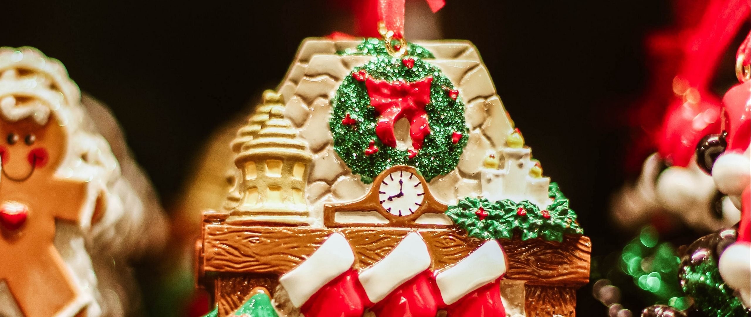 Wallpaper Christmas Tree, Christmas, Decoration, Holiday