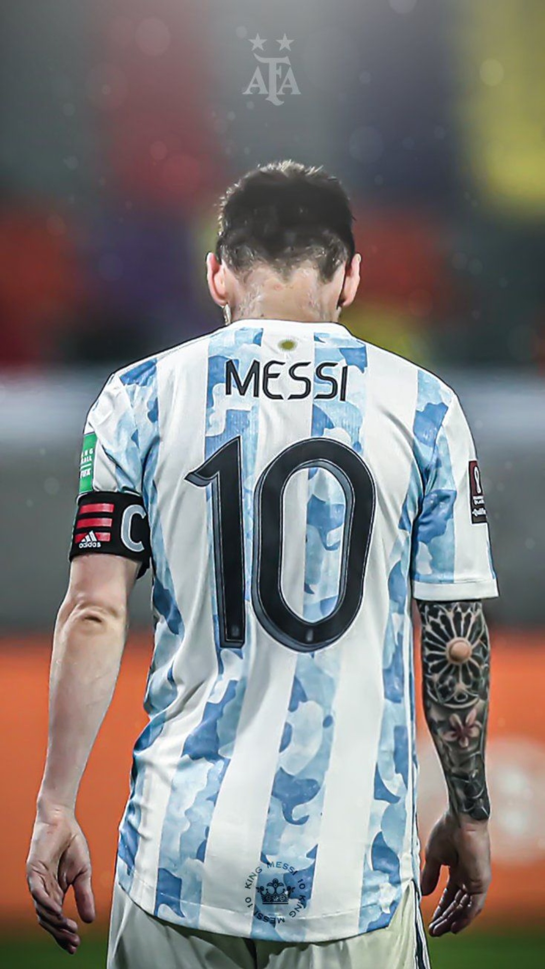 Lionel Messi With World Cup Wallpaper Download  MobCup