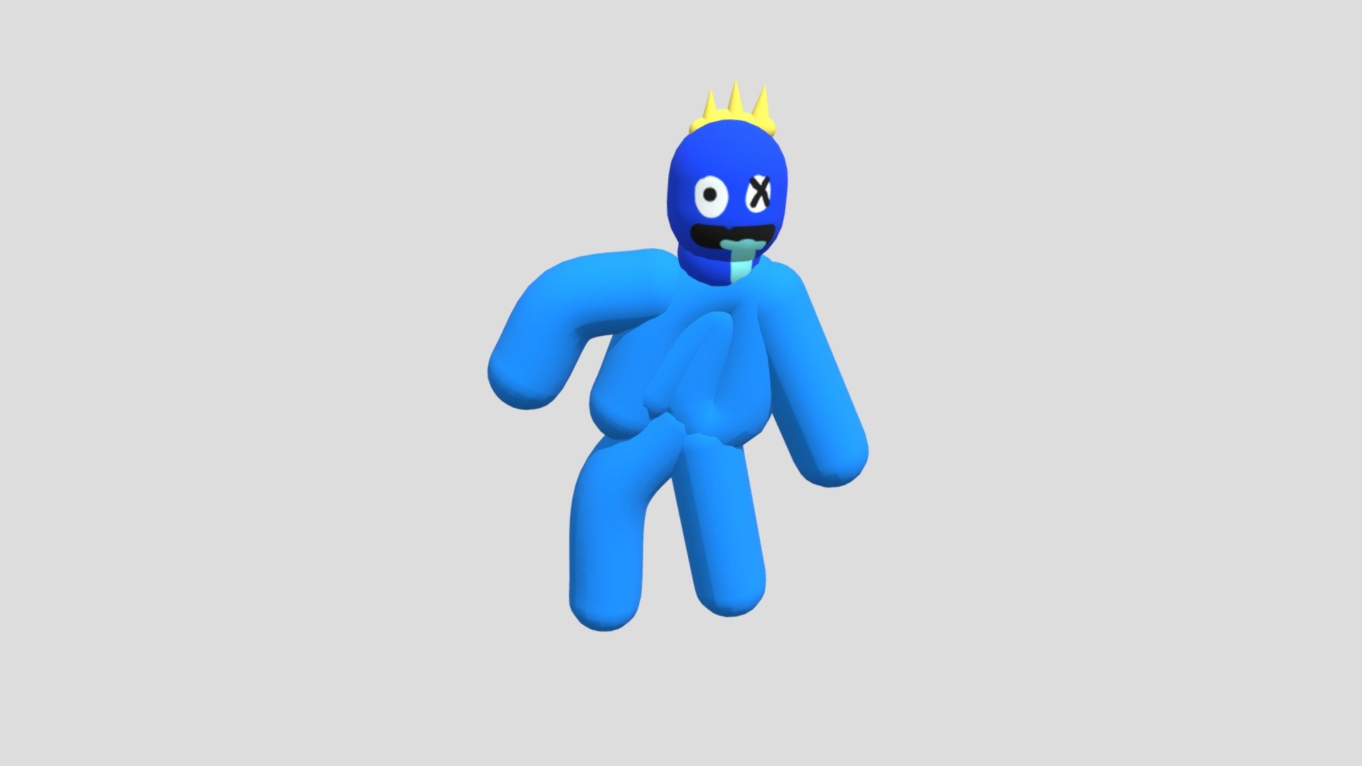 Blue from rainbow friends Free 3D model by dorime [5128f54]