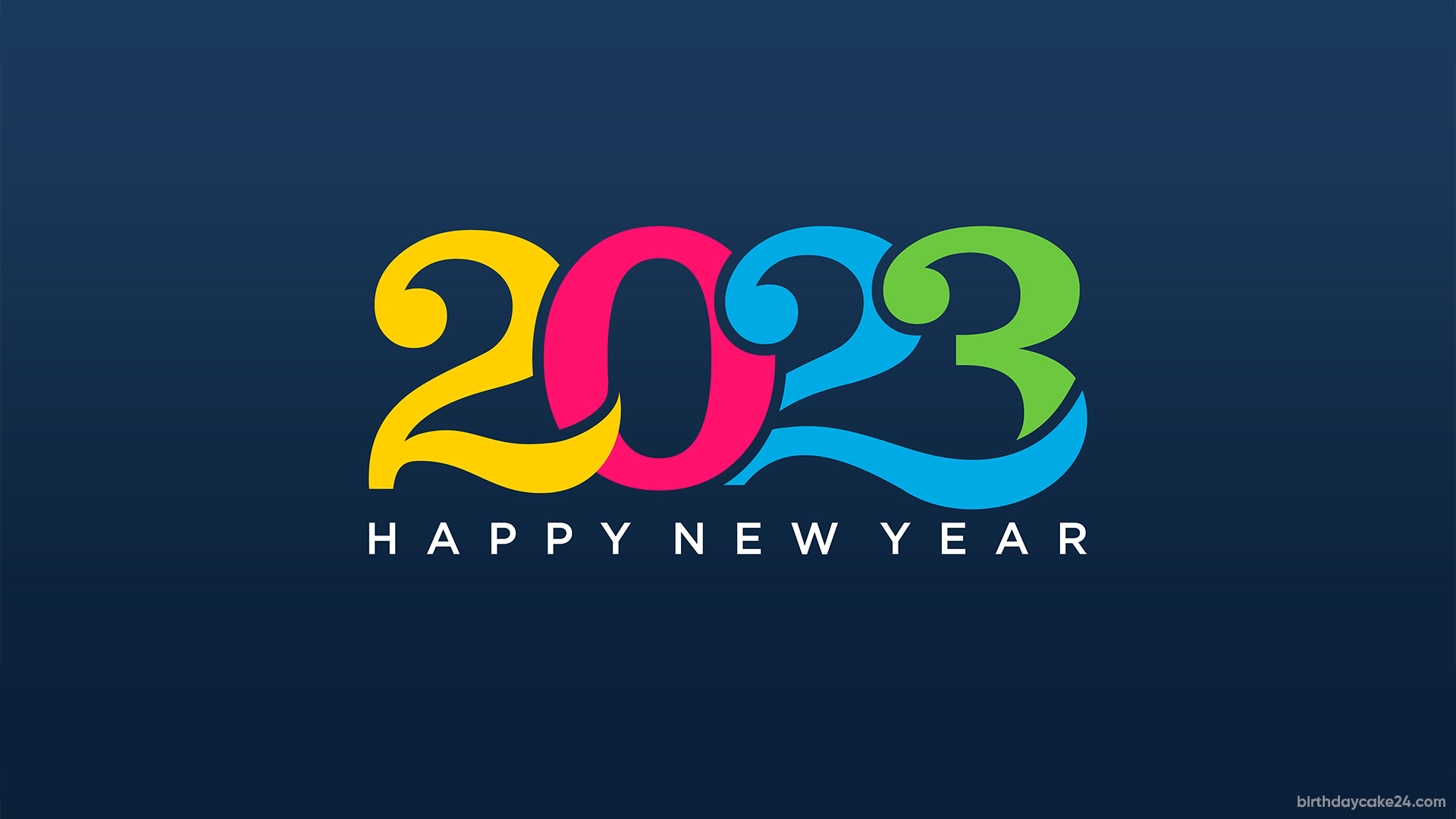 Free Background Happy New Year 2023 Wallpaper HD for Desktop