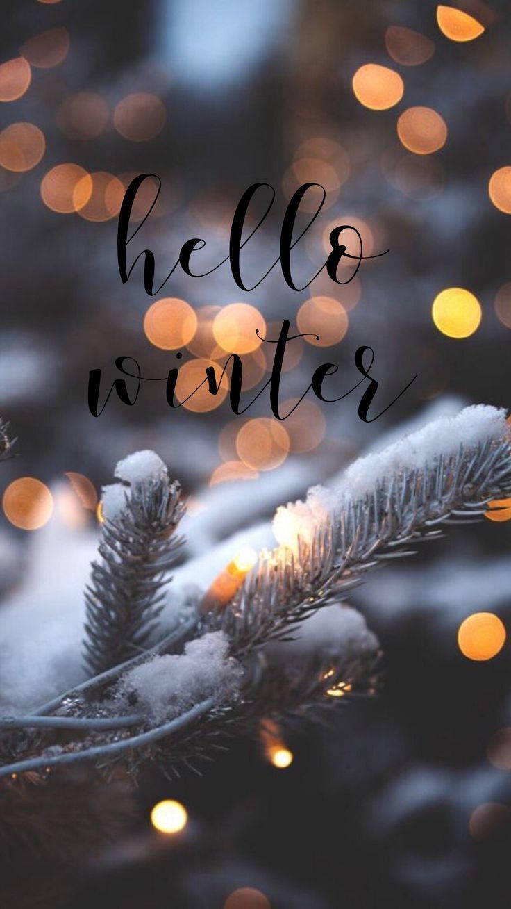 Download Winter Phone Hello Winter Wallpaper