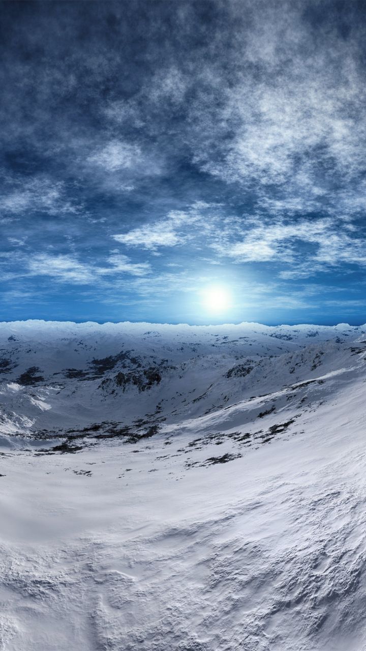 Tundra, arctic, mountains, winter, sunny day, glacier, landscape, 720x1280 wallpaper. Pretty landscapes, Landscape, Winter landscape