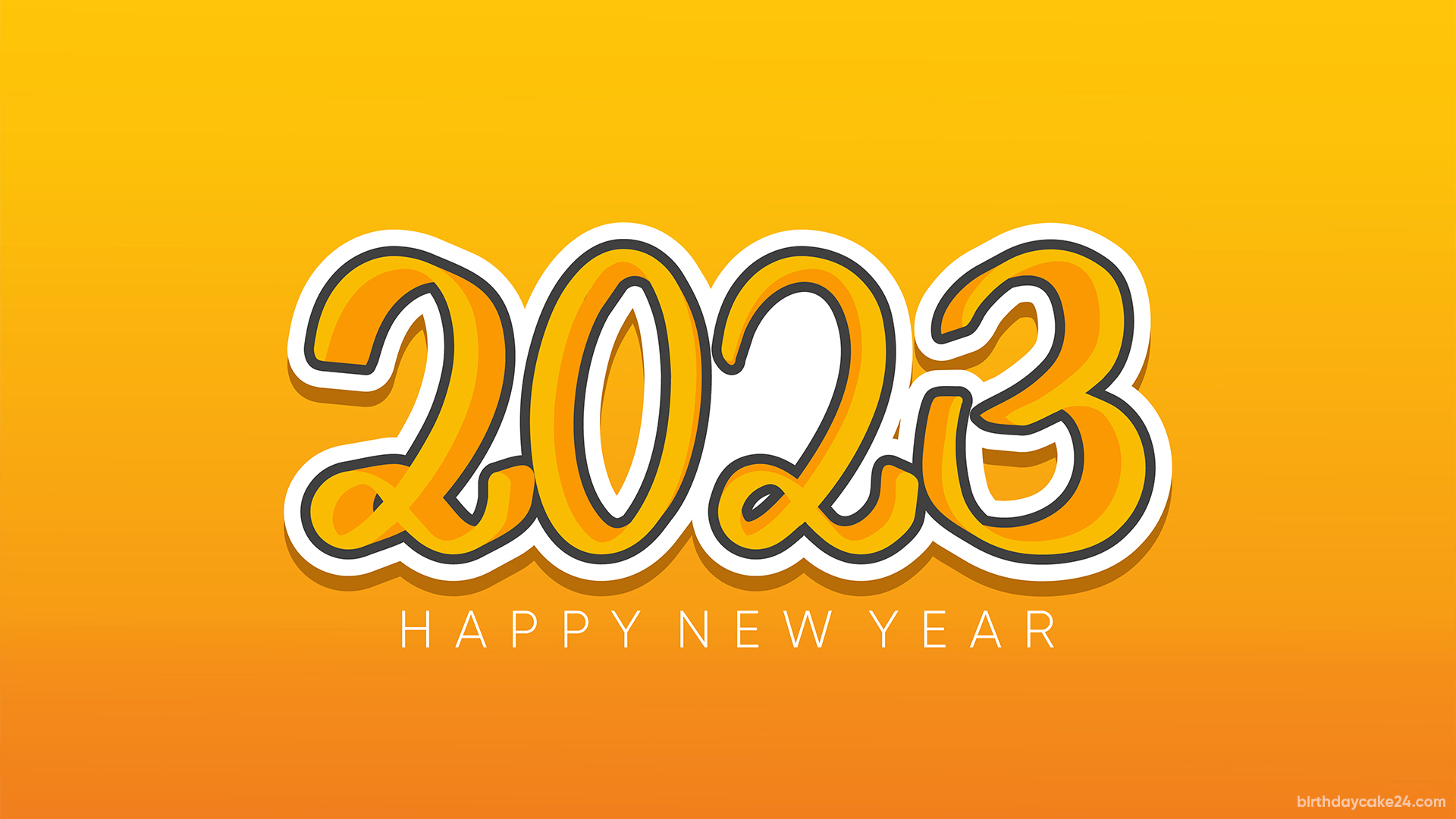 Free Background Happy New Year 2023 Wallpaper HD for Desktop