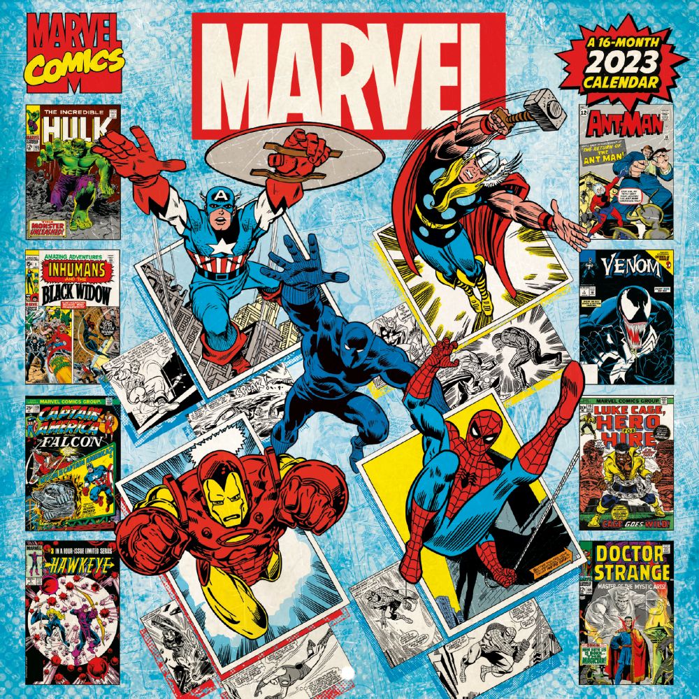 Marvel Comics 2023 Mini Wall Calendar