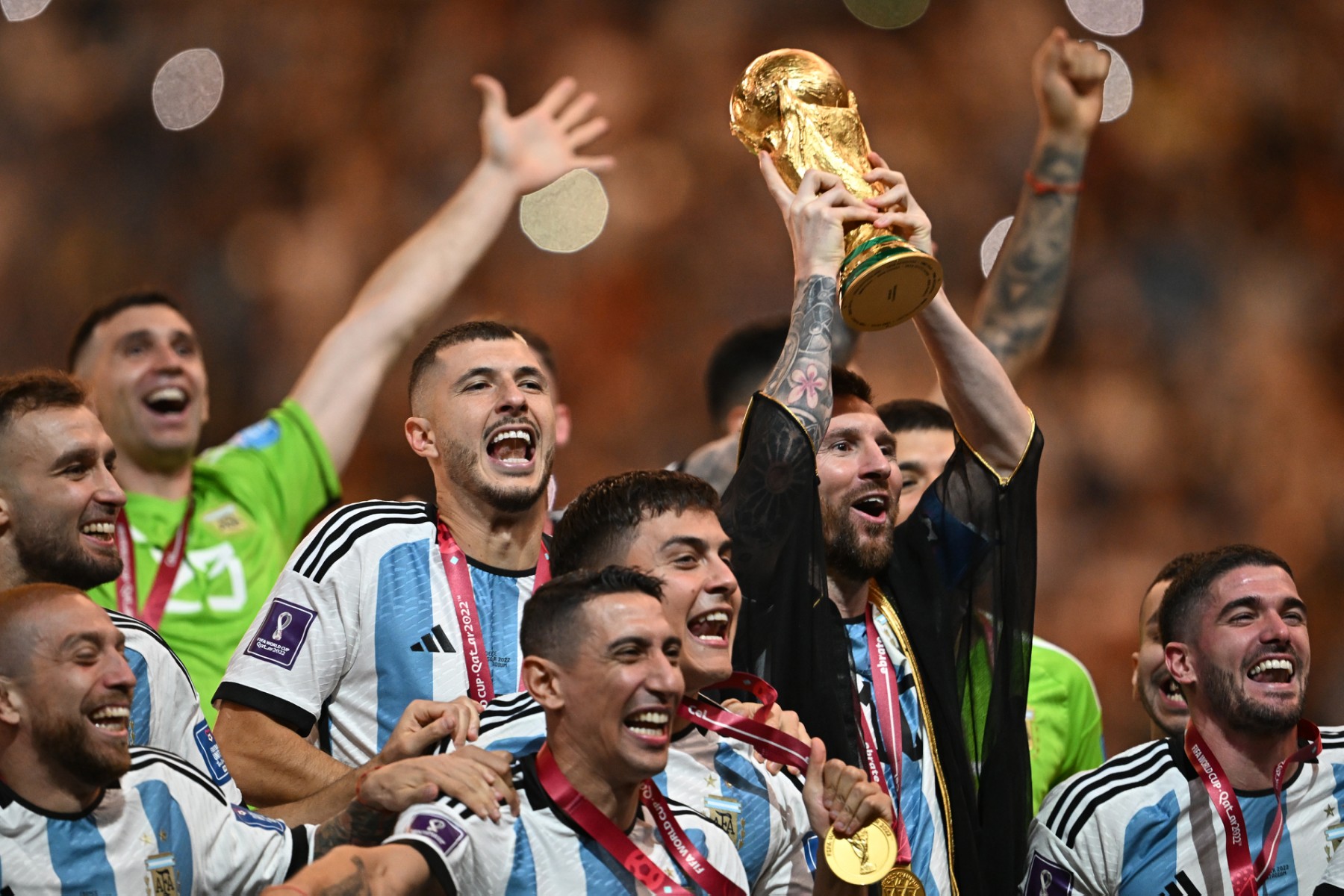 PHOTOS: 'We're world champions', Messi cries as he lifts World Cup with Argentina