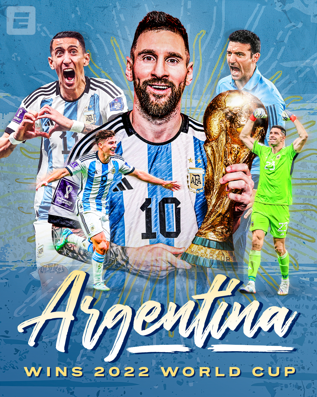 ESPN AND ARGENTINA ARE WORLD CUP CHAMPIONS