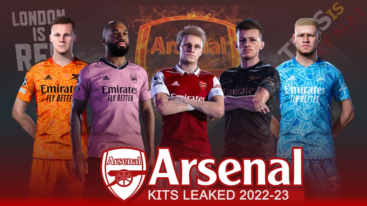 PES 2021. PES 2020. ARSENAL KITS LEAKED SEASON 2022 23