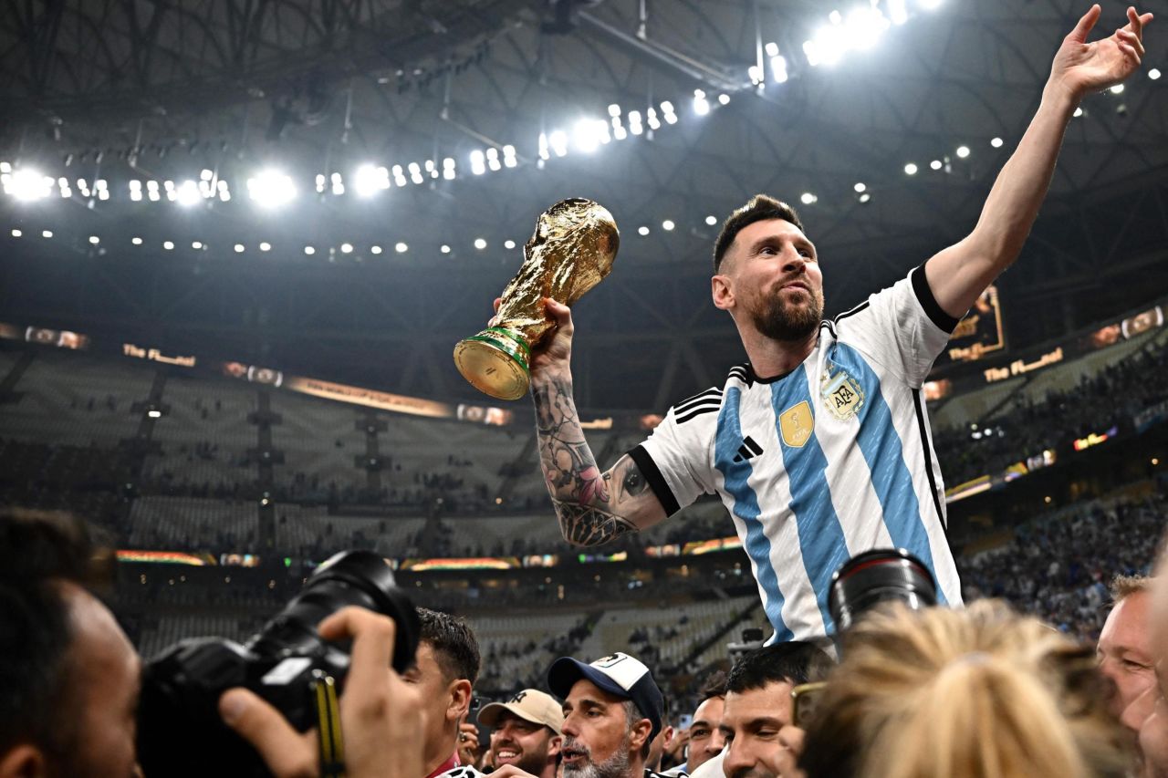 Argentina's Lionel Messi says he wants to continue 'living a few more games being world champion'