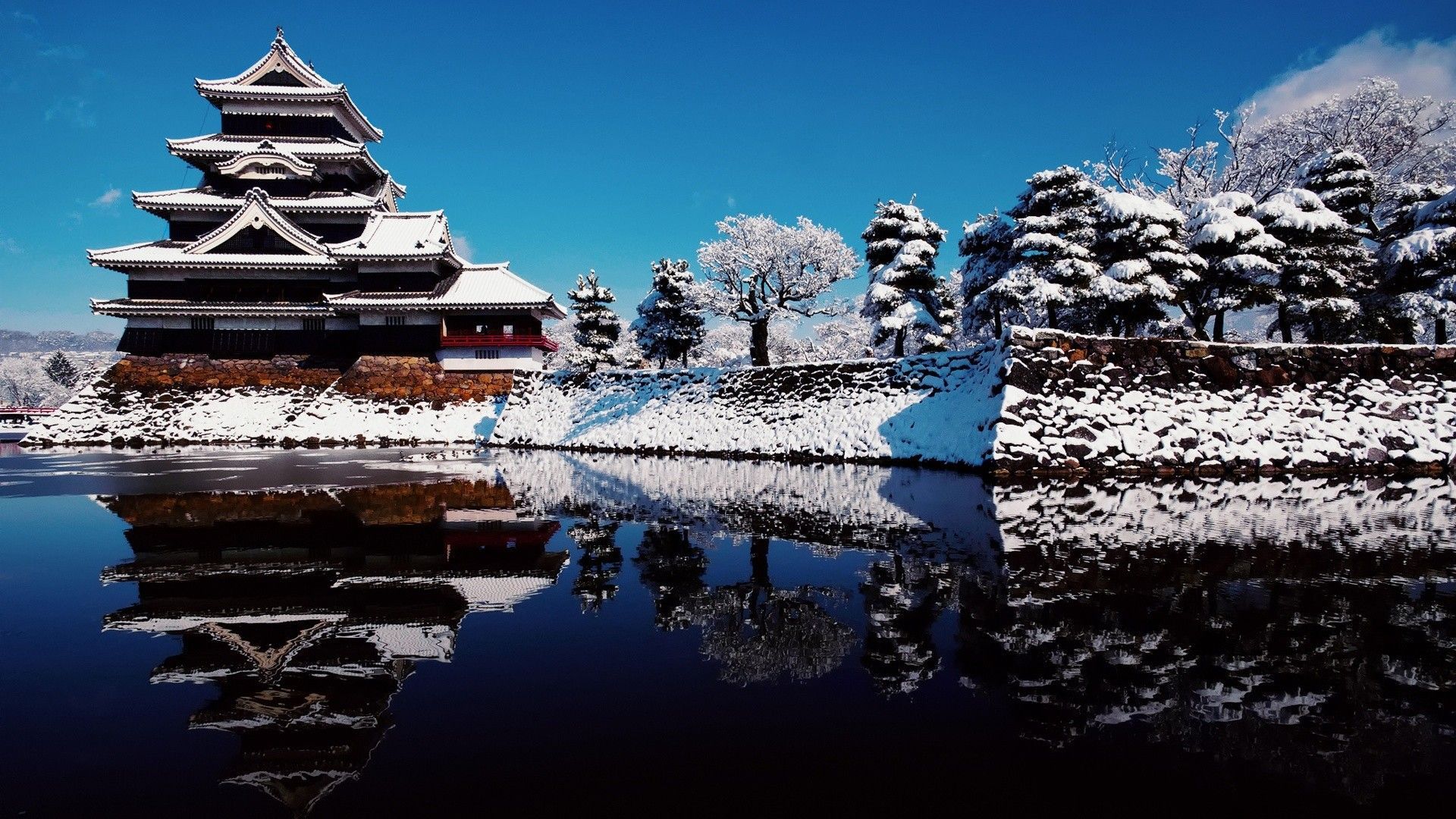 Snow in Japan wallpaper and image, picture, photo. Winter in japan, Japanese castle, Japan travel