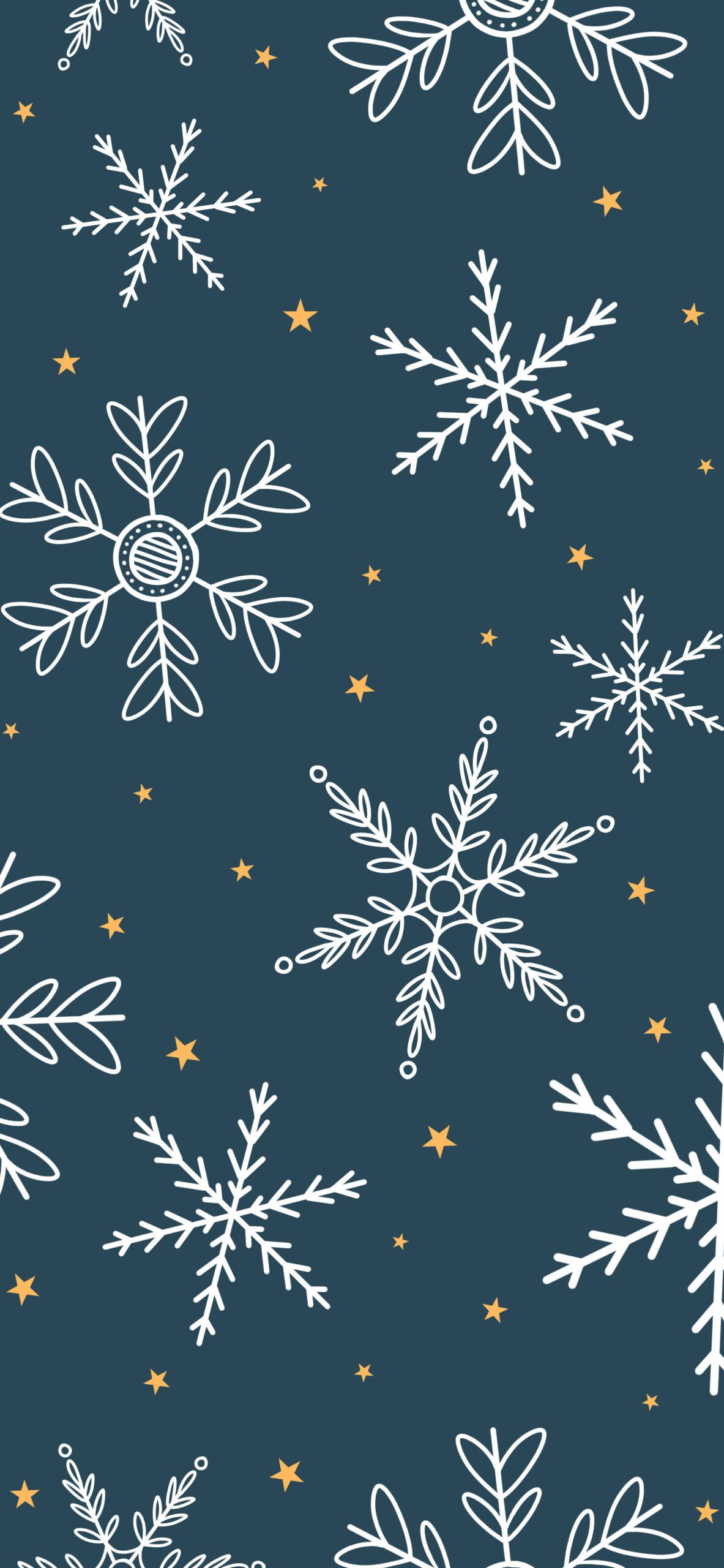 Winter Snowflakes Dark Blue Wallpaper 4k Winter Wallpaper