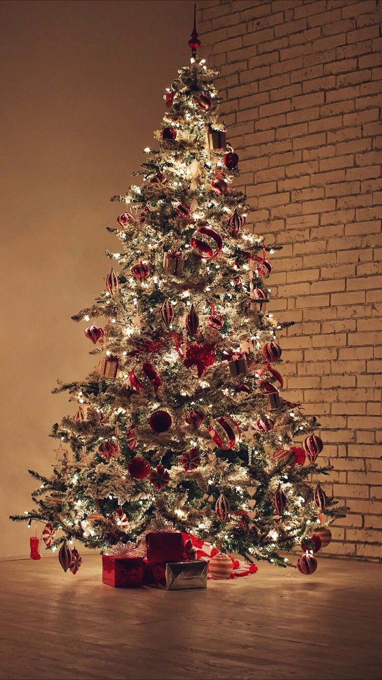 Christmas Tree iPhone Wallpaper Free Christmas Tree iPhone Background
