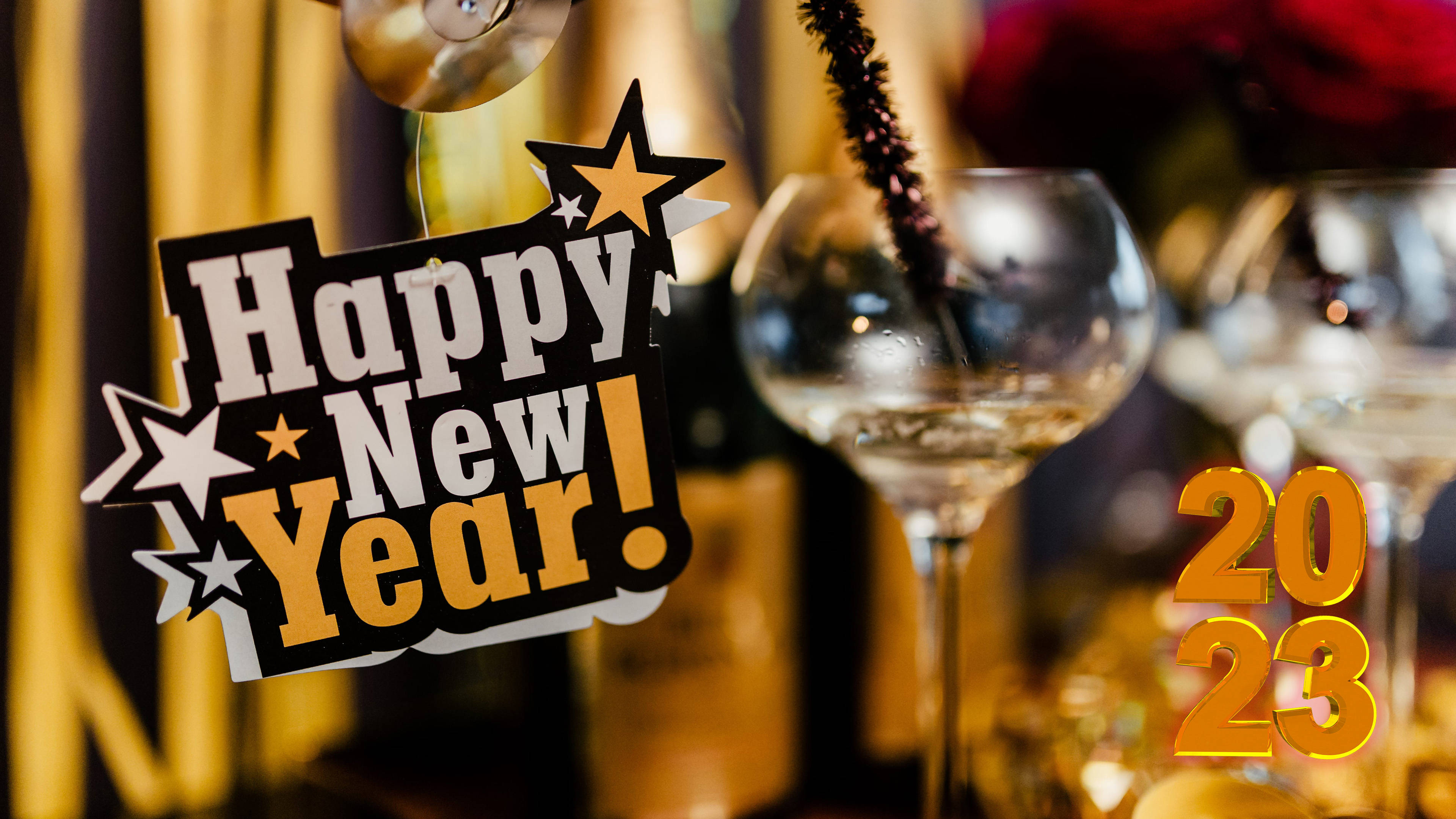 Download Festive Happy New Year 2023 Wallpaper