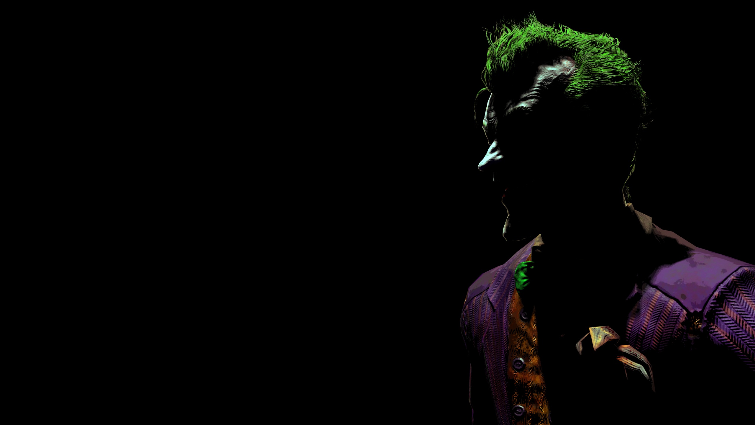 Joker Wallpaper 4K, Batman: Arkham Asylum, Black Dark