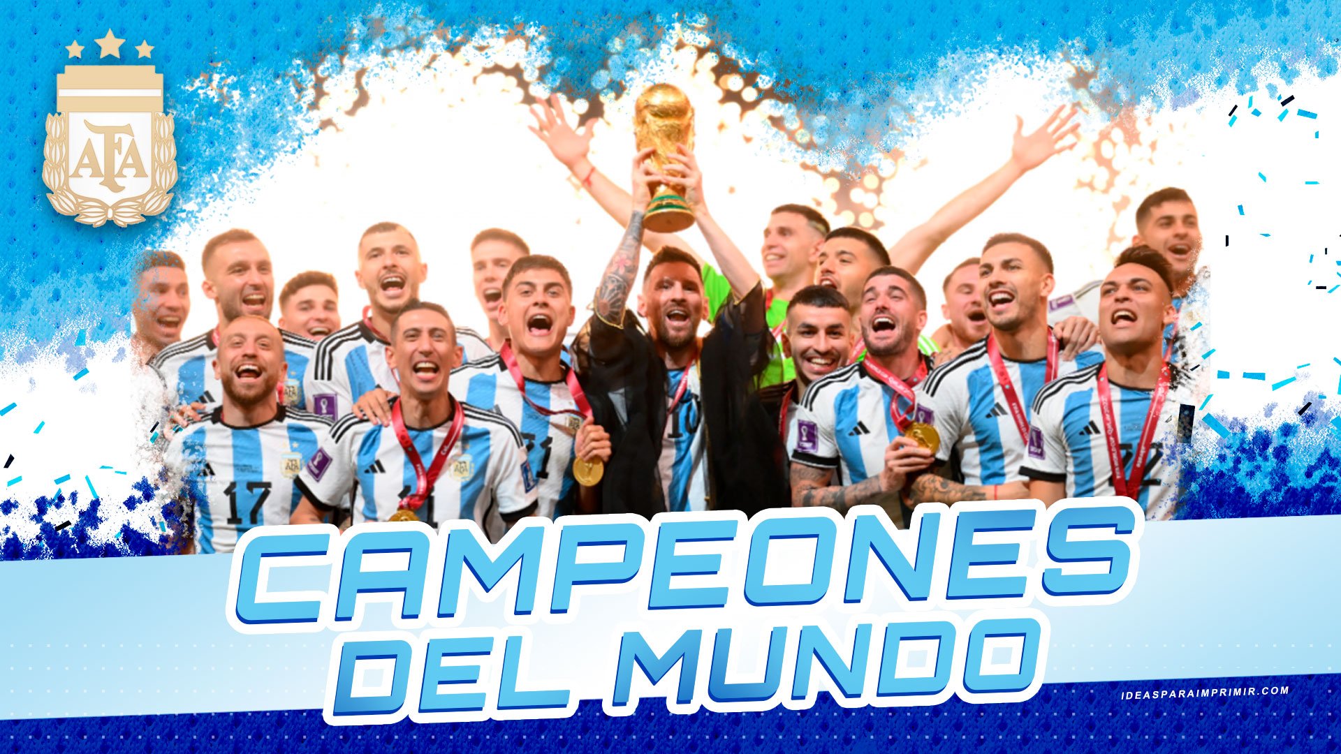 Messi Campeón Del Mundo Wallpapers - Wallpaper Cave