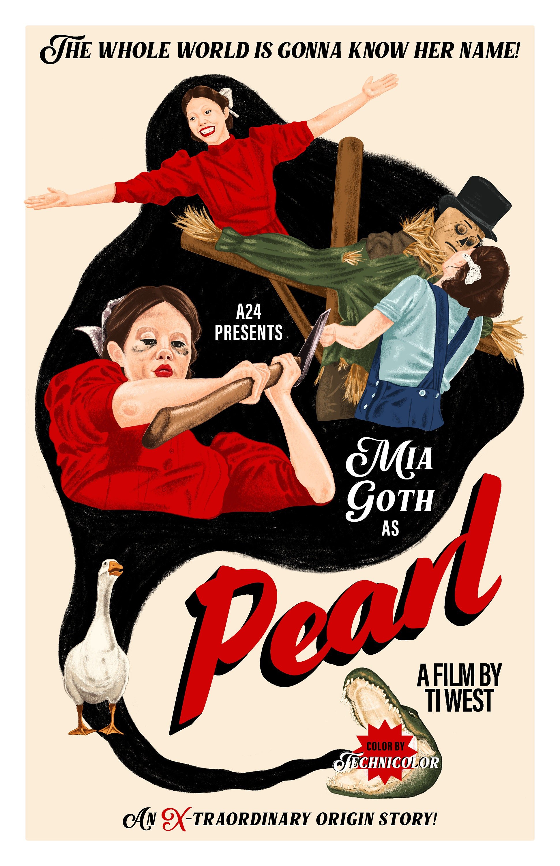 Pearl Movie Poster Horror Movie Mia Goth