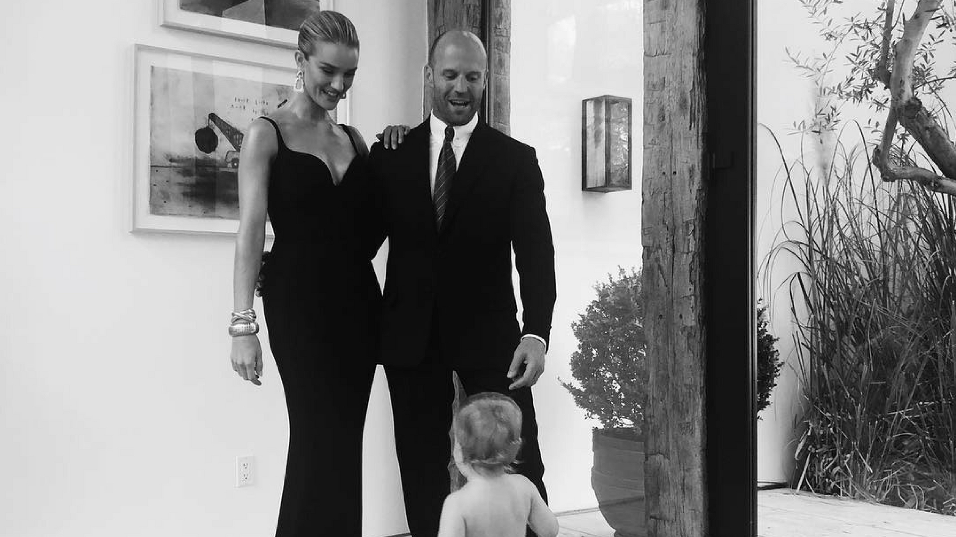 Rosie Huntington Whiteley Shares Rare Family Photo Ahead Of Husband's Movie Premiere. Harper's Bazaar Arabia
